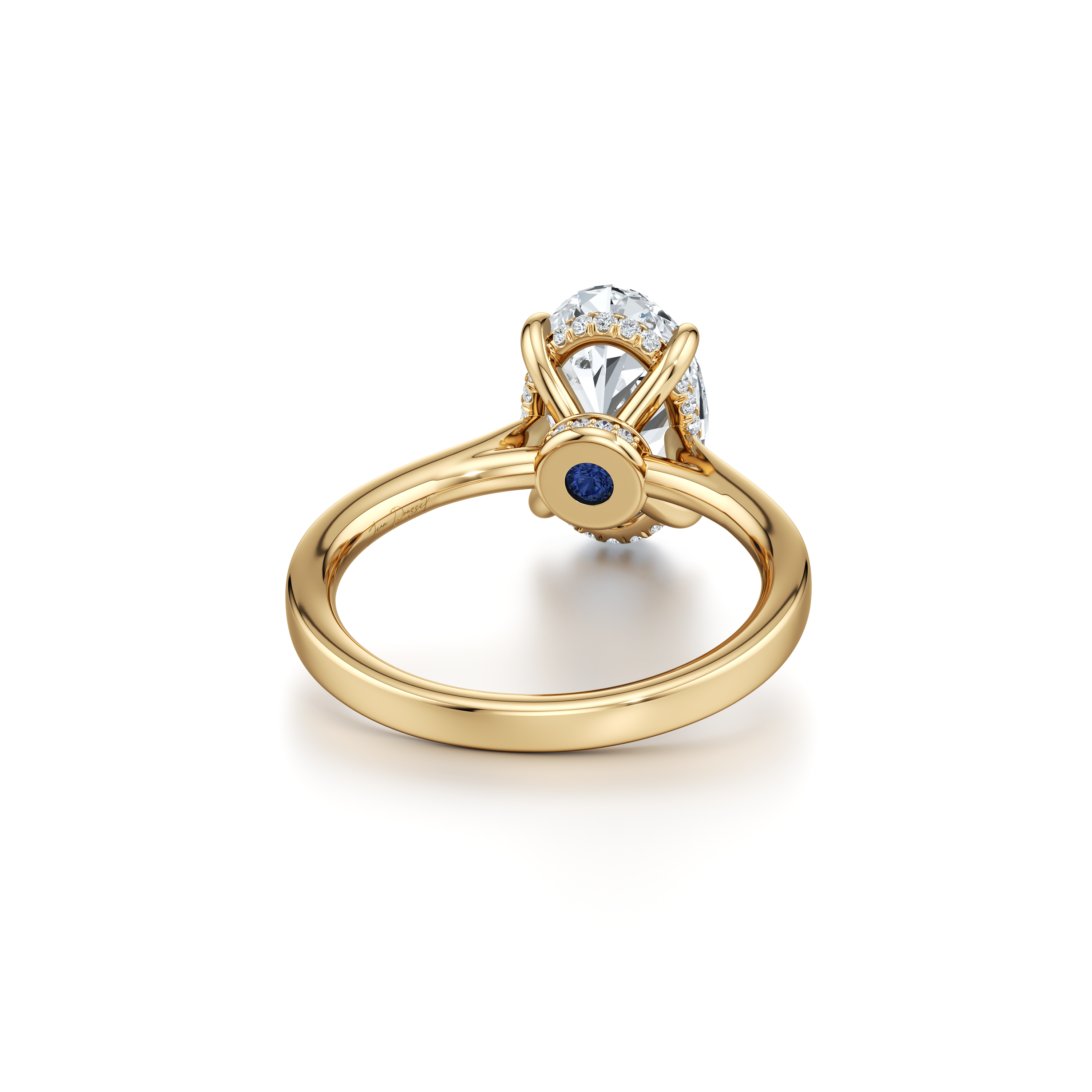 Chelsea Oval Cut Solitaire Lab Diamond Engagement Ring