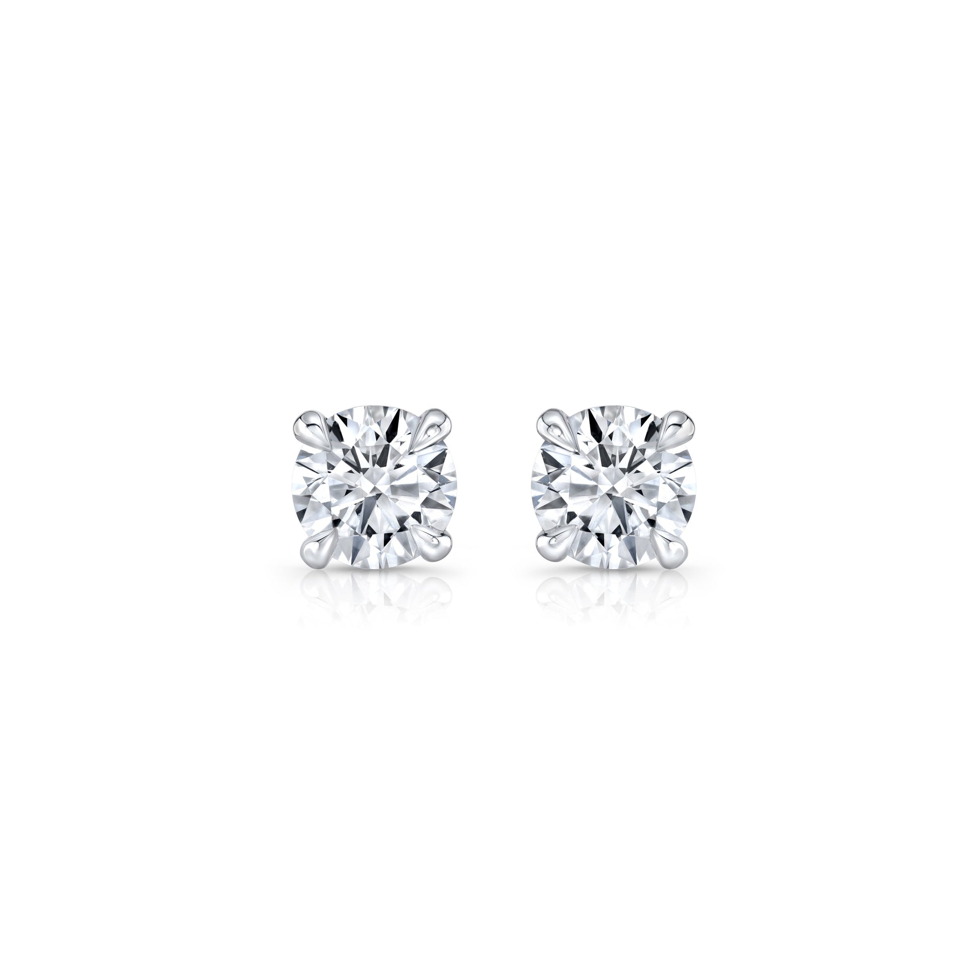 Chelsea Lab Diamond Stud Earrings Platinum 4 CTW,5 CTW,6 CTW Pair|Precious Metal:Platinum;Total Carat Weight:4 CTW,5 CTW,6 CTW