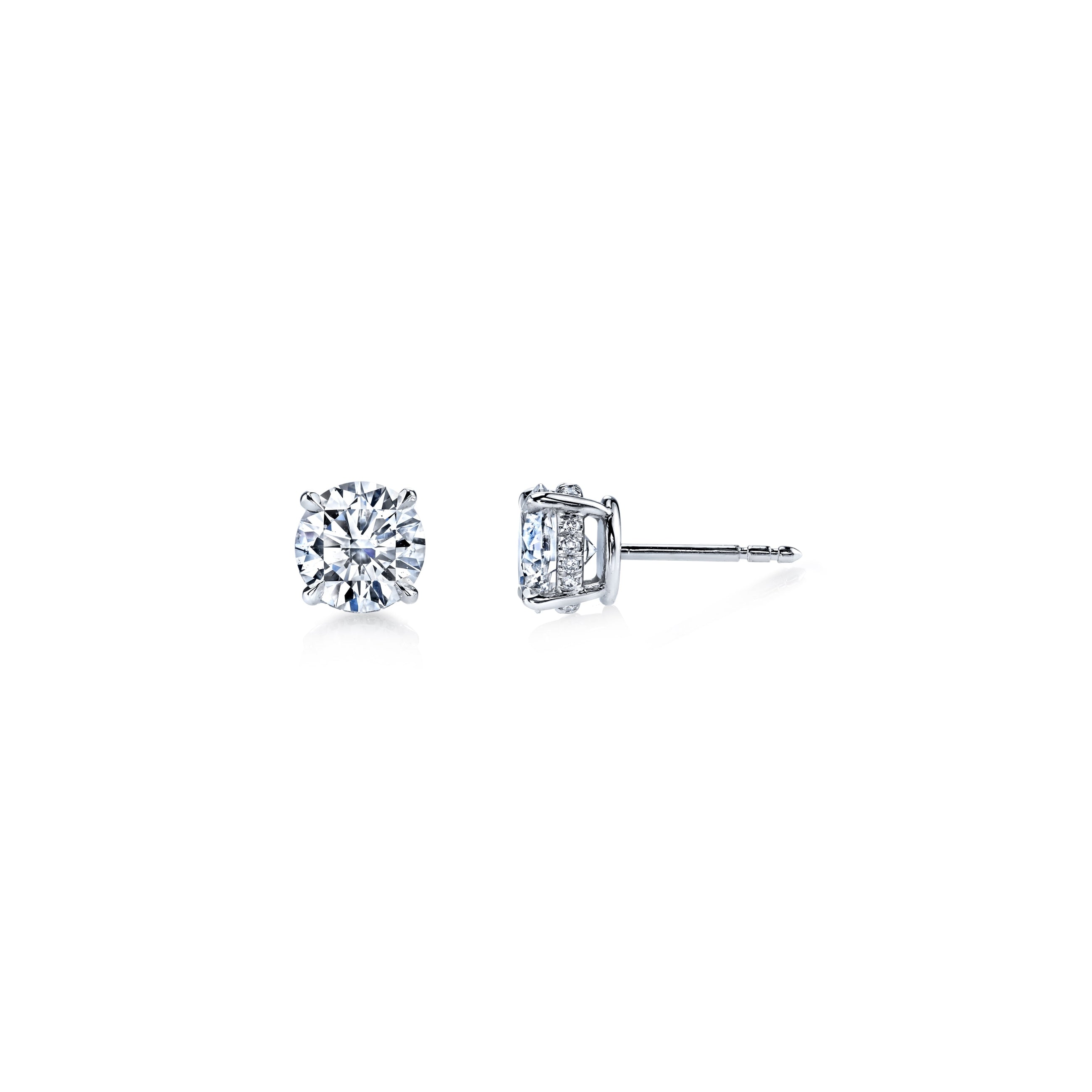 Chelsea Lab Diamond Round Brilliant Studs