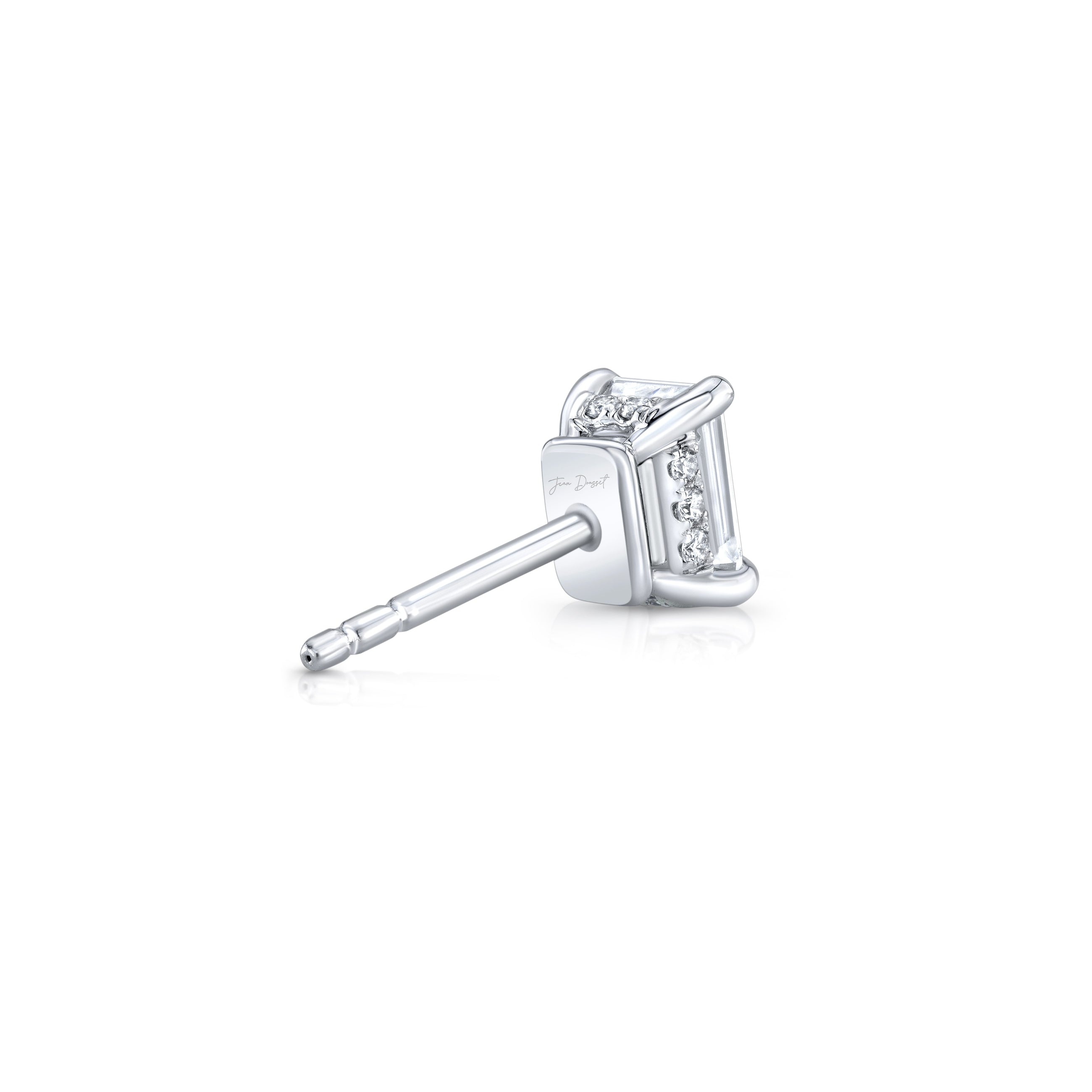 Chelsea Lab Diamond Emerald Studs