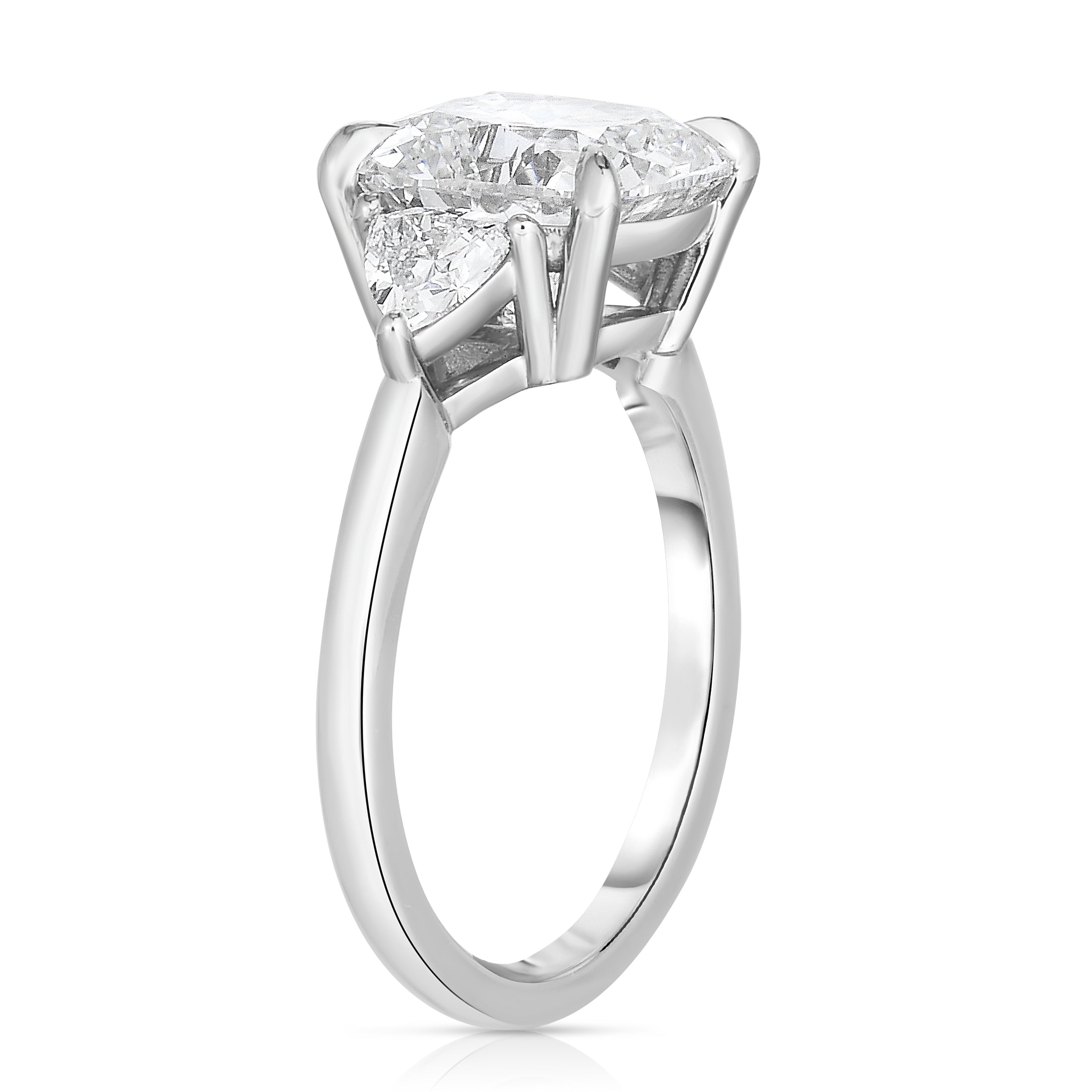 3.00 Carat Cushion Cut Diamond Engagement Ring