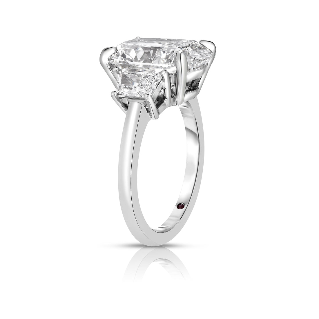 4.50 Carat Cushion Cut Diamond Engagement Ring