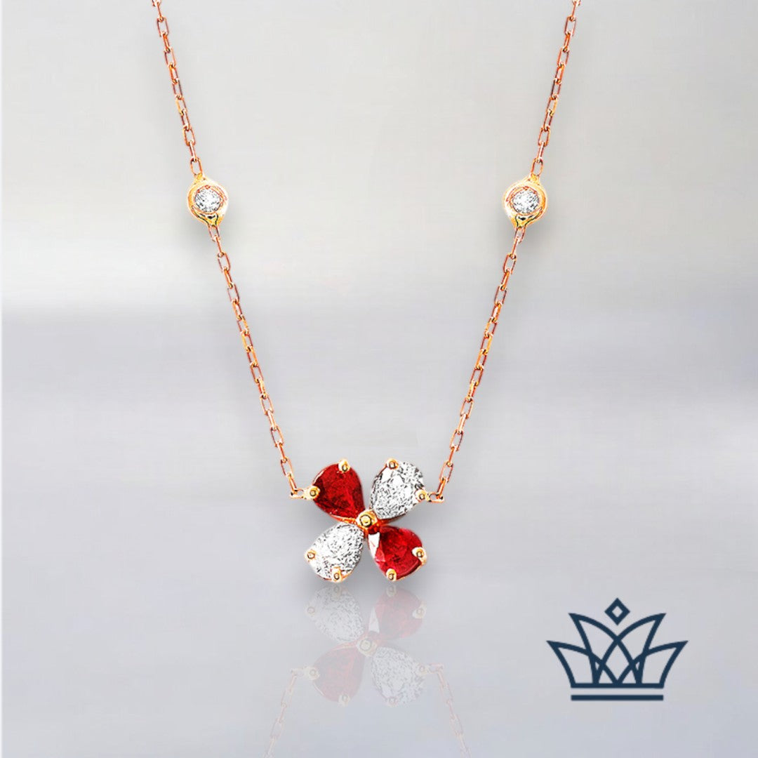 Aline-Floral Elegance Necklace