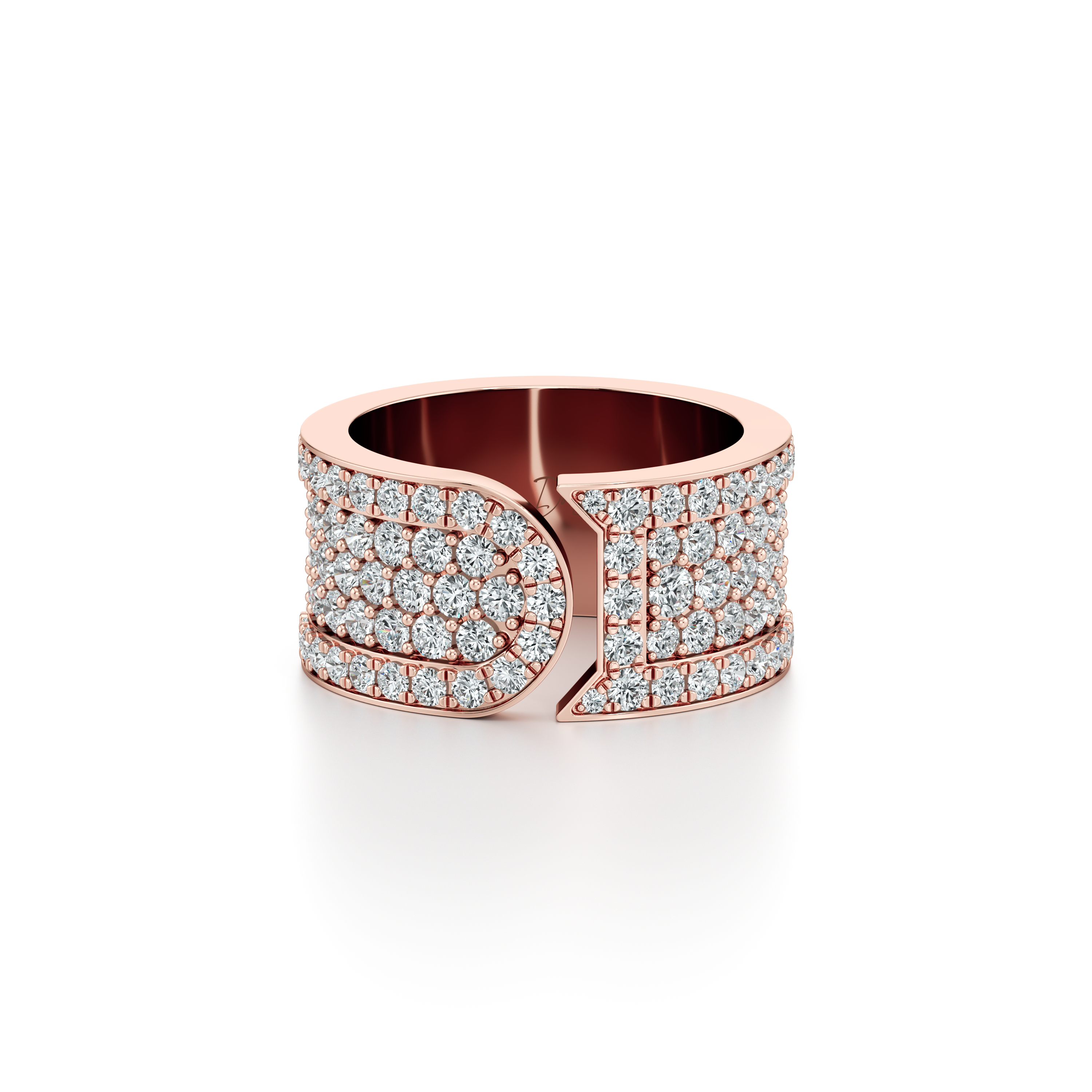 Dousset Pavé Wrap Ring