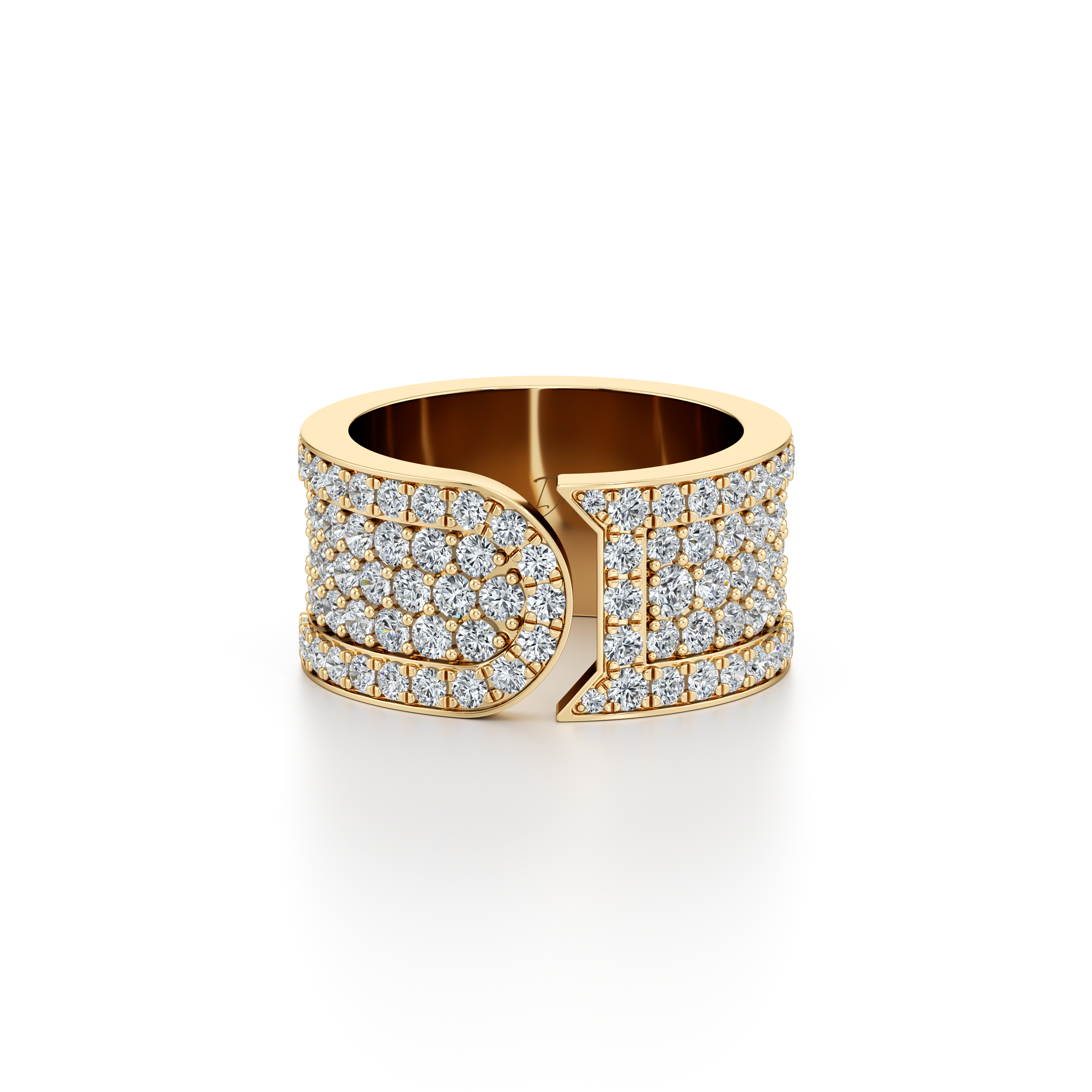 Dousset Pavé Wrap Ring