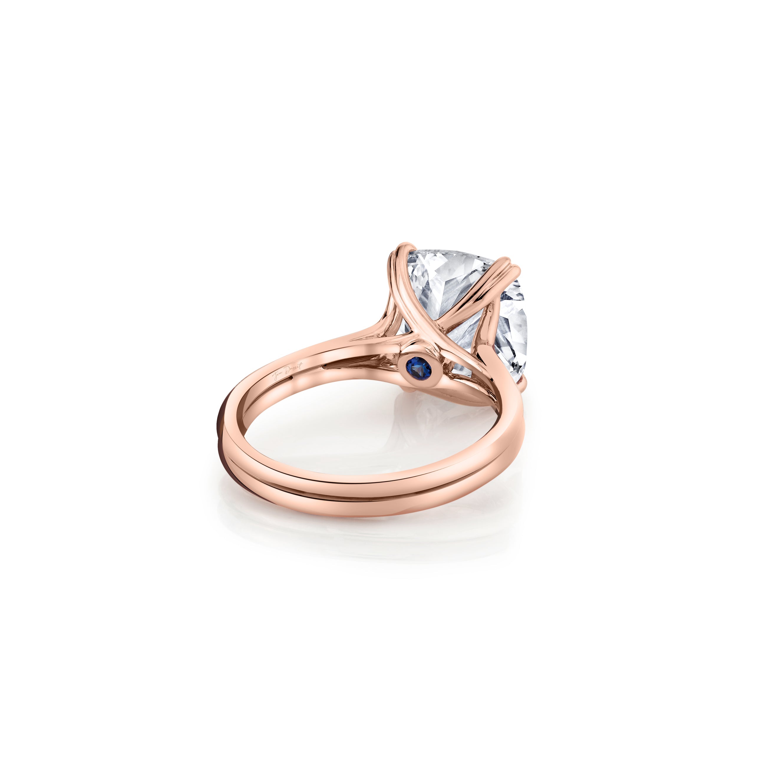 Elle Cushion Solitaire Lab Diamond Engagement Ring