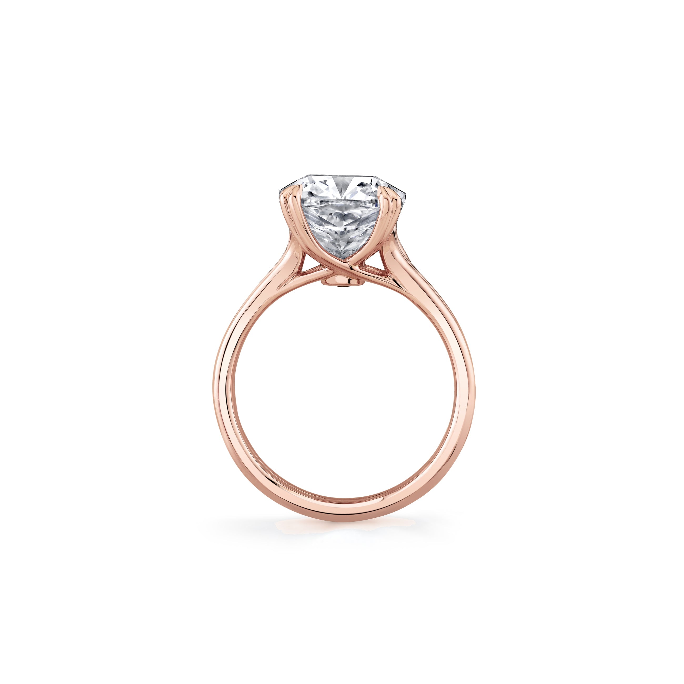 Elle Cushion Solitaire Lab Diamond Engagement Ring