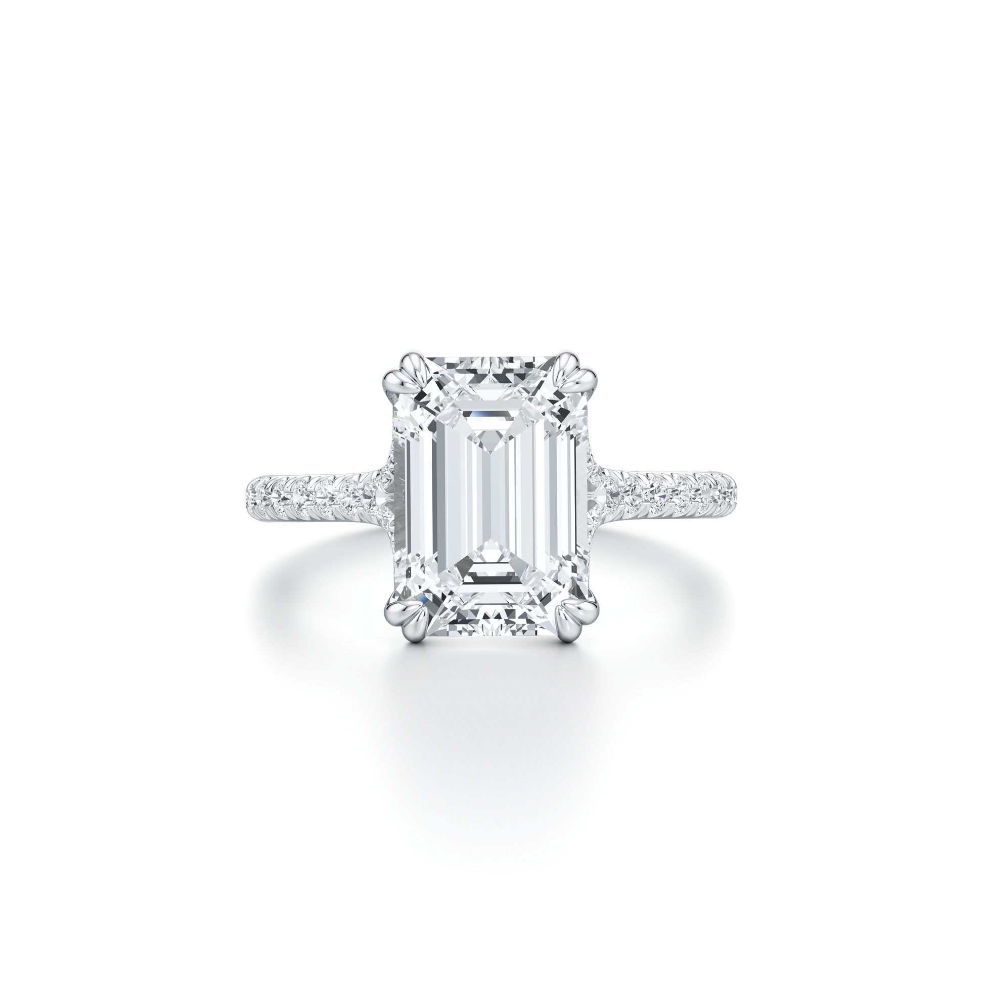 Precious Metal:Platinum;Cut Shape:Emerald