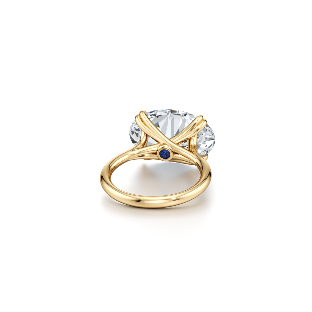 High Jewelry | Elle East-West Oval Cut Solitaire Lab Diamond Engagement Ring