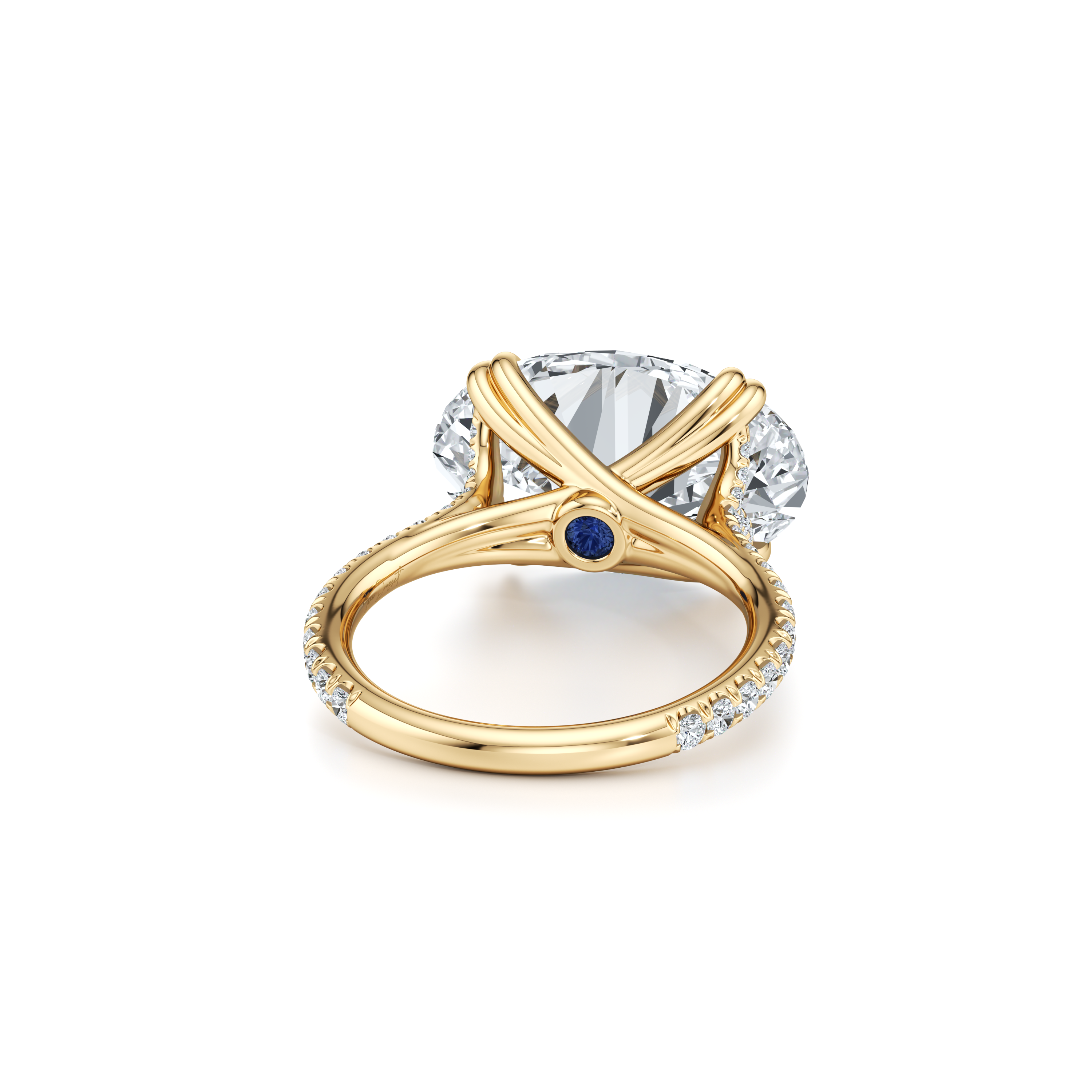 High Jewelry | Elle East-West Oval Solitaire Lab Diamond Engagement Ring