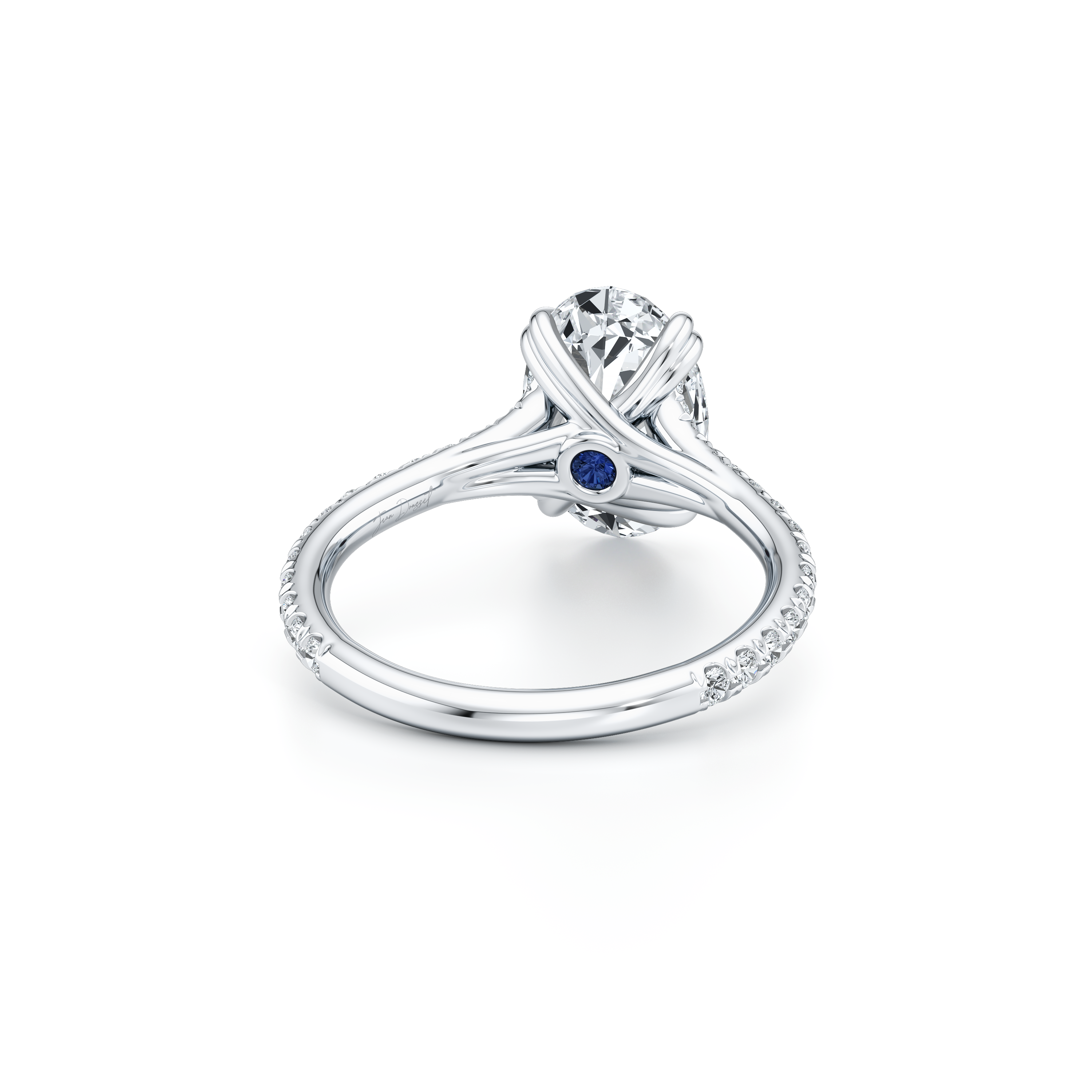 Elle Oval Cut Solitaire Lab Diamond Engagement Ring