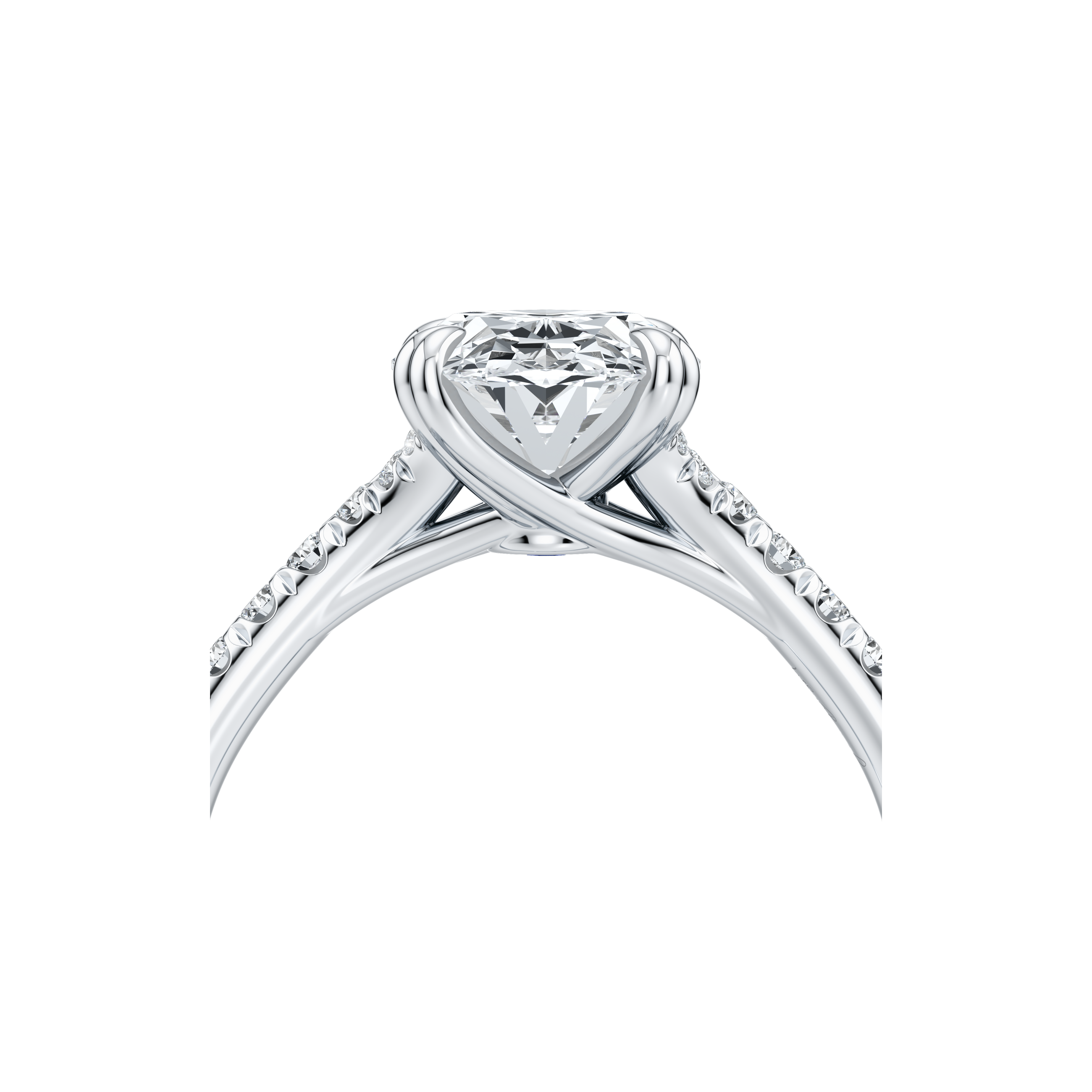 Elle Oval Cut Solitaire Lab Diamond Engagement Ring