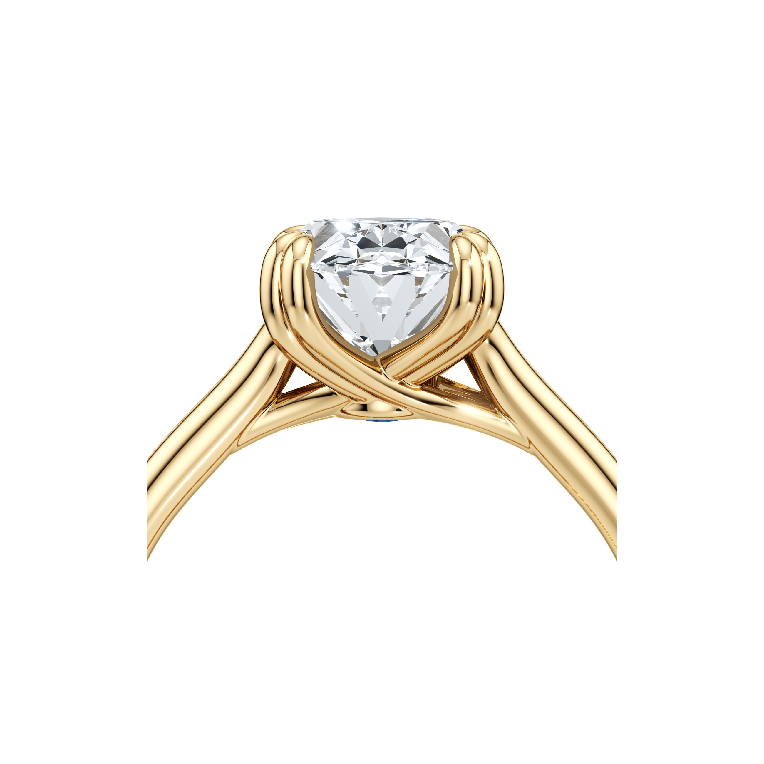 Elle Oval Cut Solitaire Lab Diamond Engagement Ring