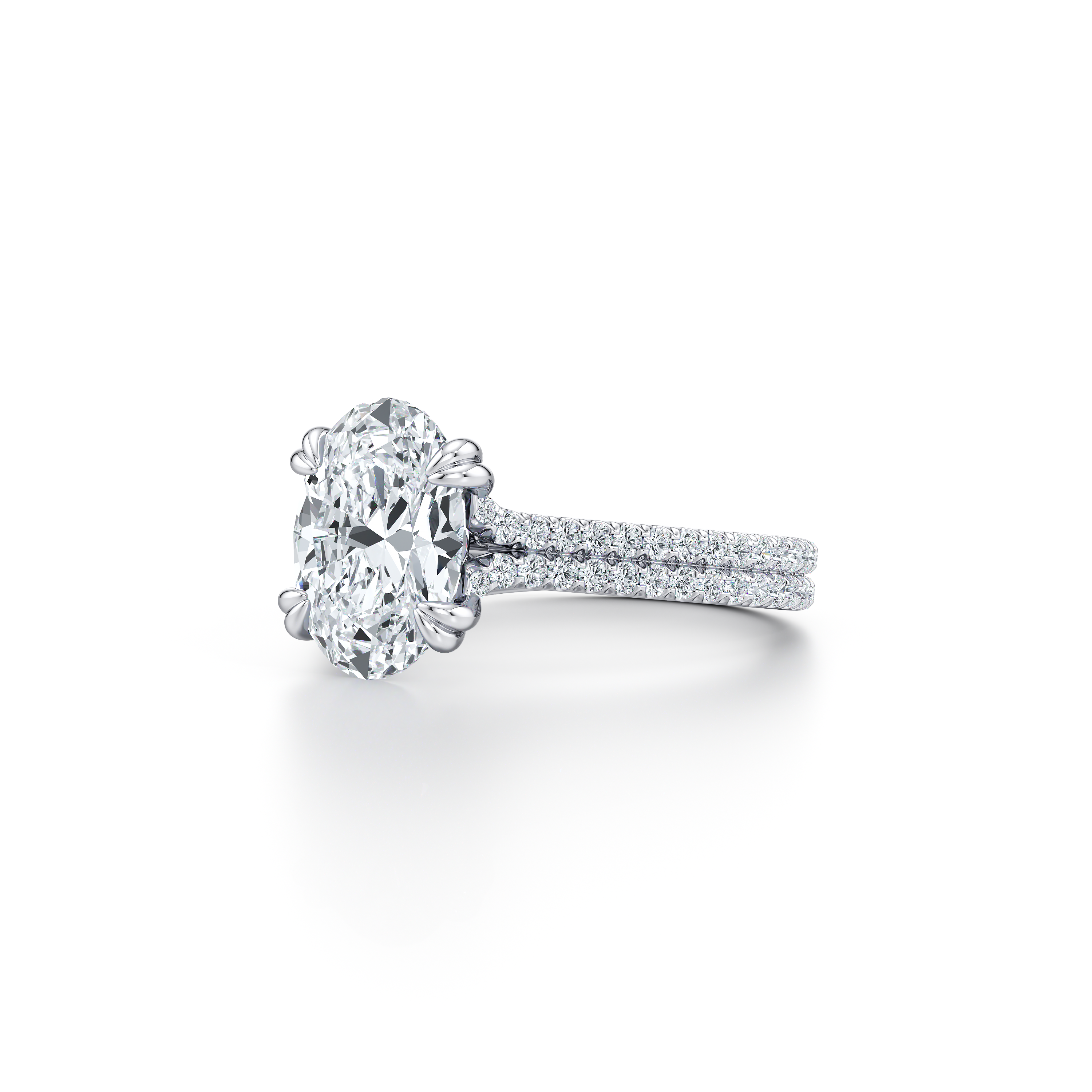 Elle Oval Cut Solitaire Lab Diamond Engagement Ring