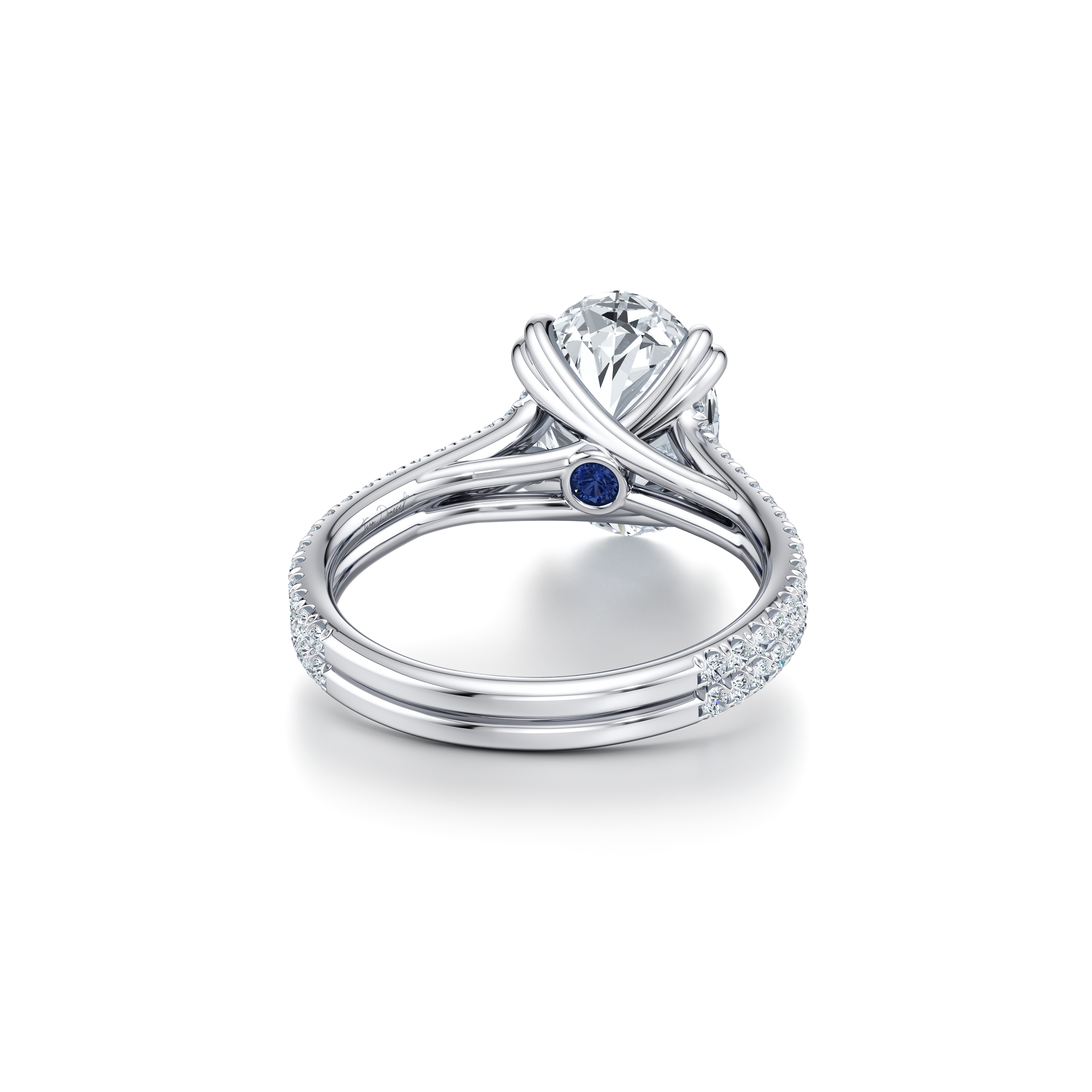 Elle Oval Cut Solitaire Lab Diamond Engagement Ring