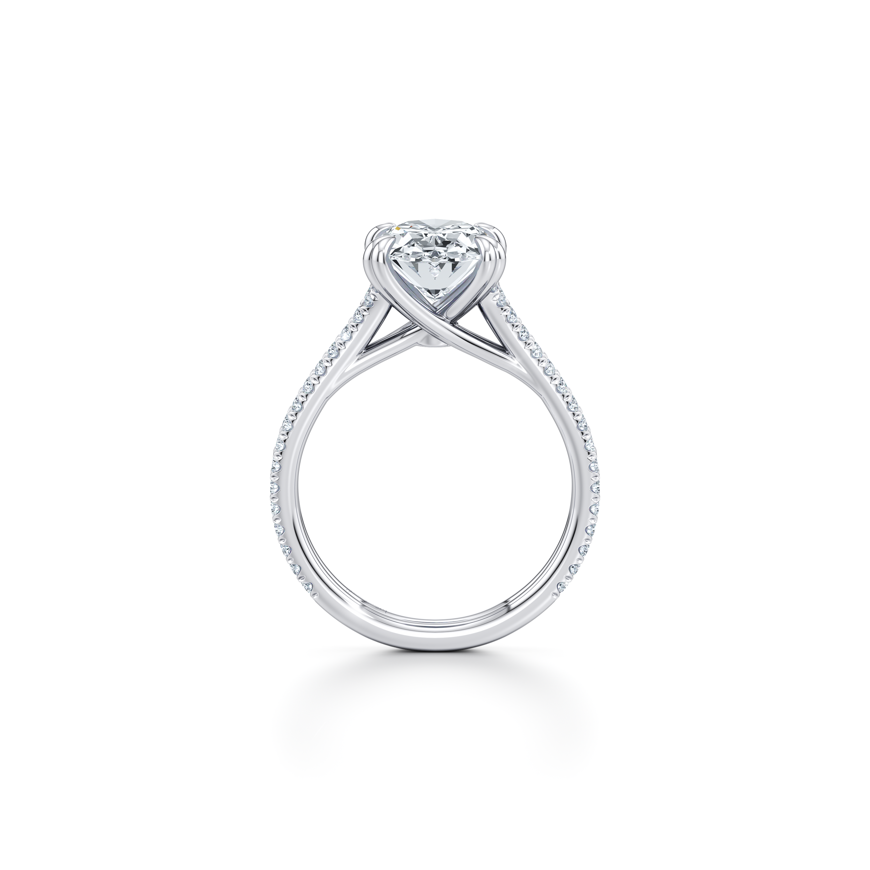Elle Oval Cut Solitaire Lab Diamond Engagement Ring