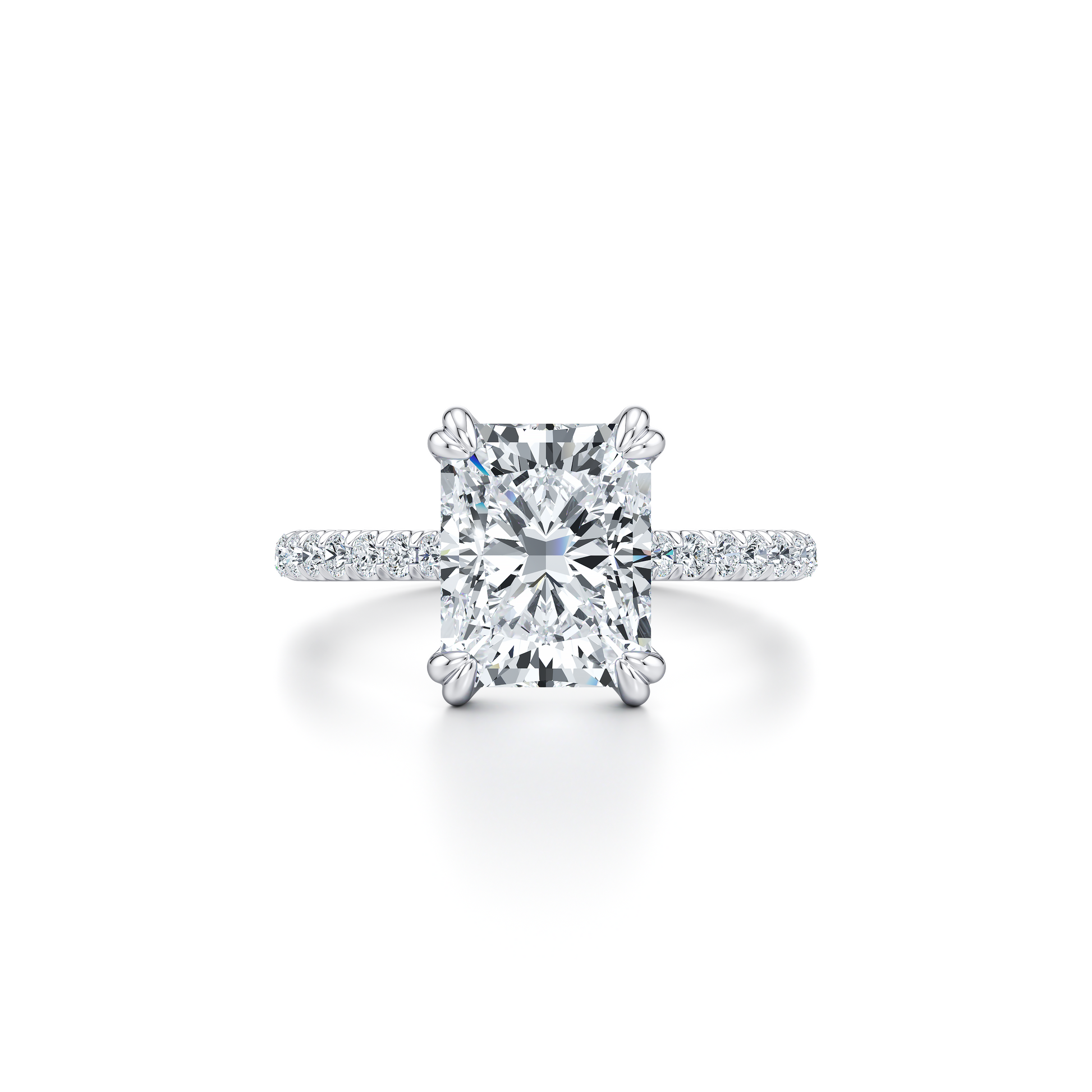 Precious Metal:Platinum;Cut Shape:Radiant