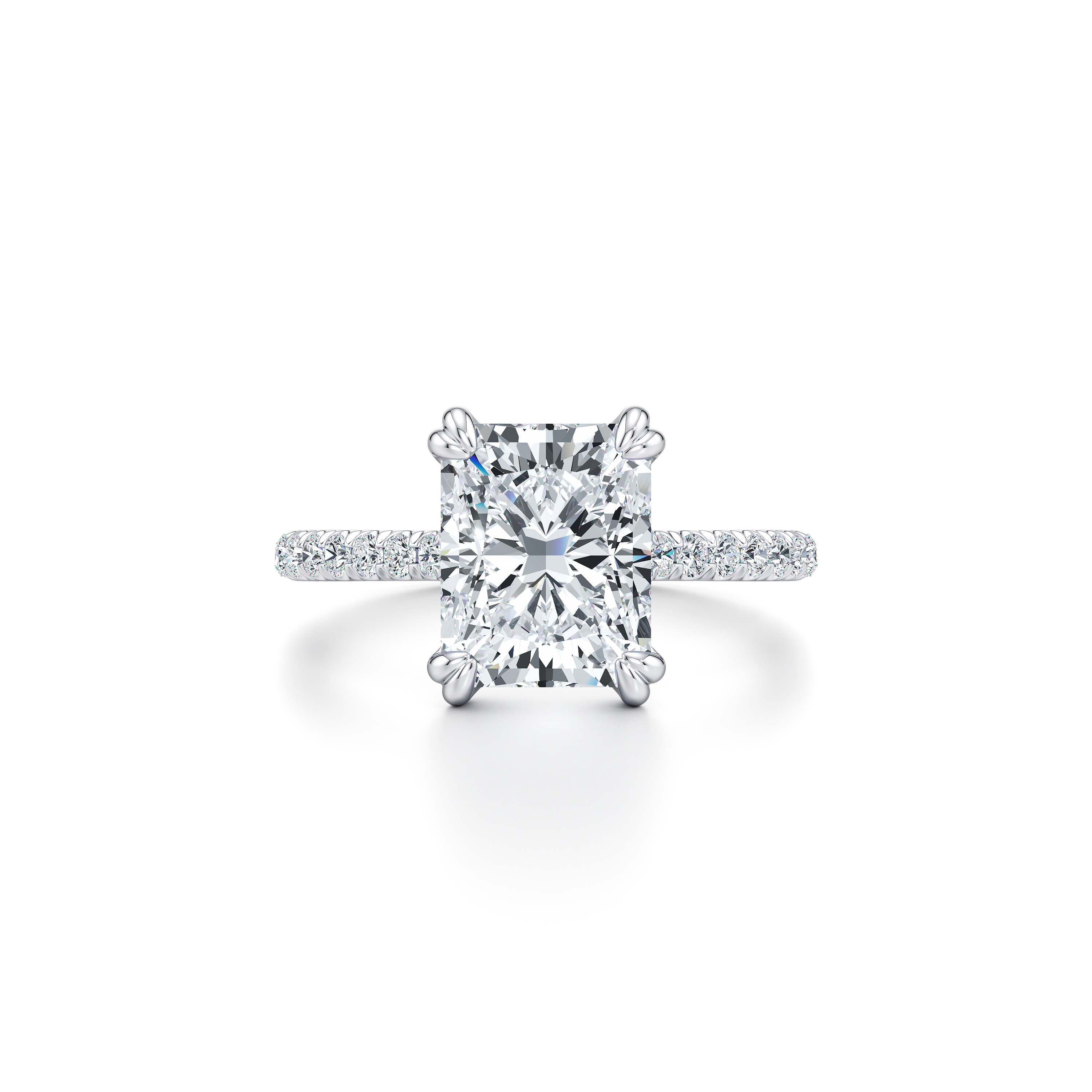 Precious Metal:Platinum;Cut Shape:Radiant