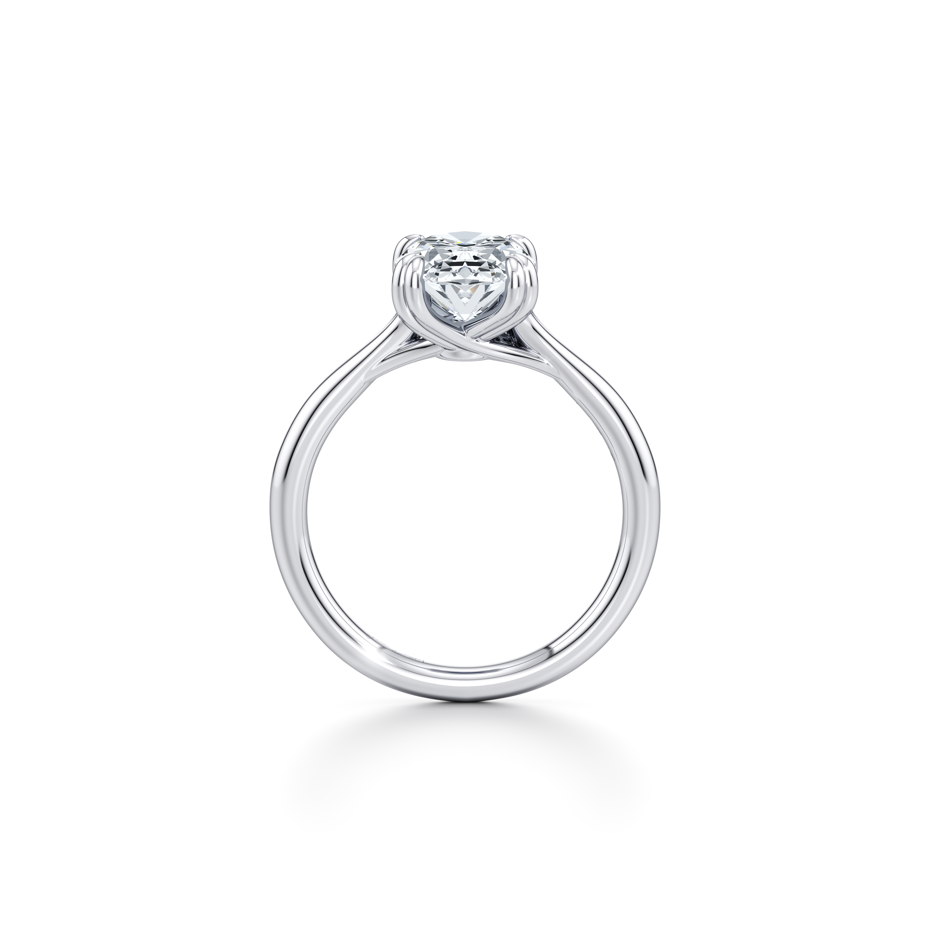 Elle Oval Solitaire Lab Diamond Engagement Ring