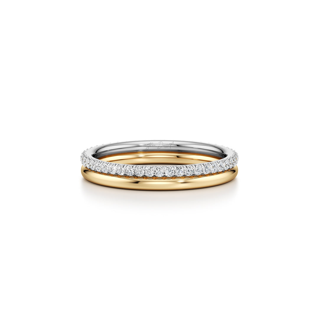Elle Double Lab Diamond Band