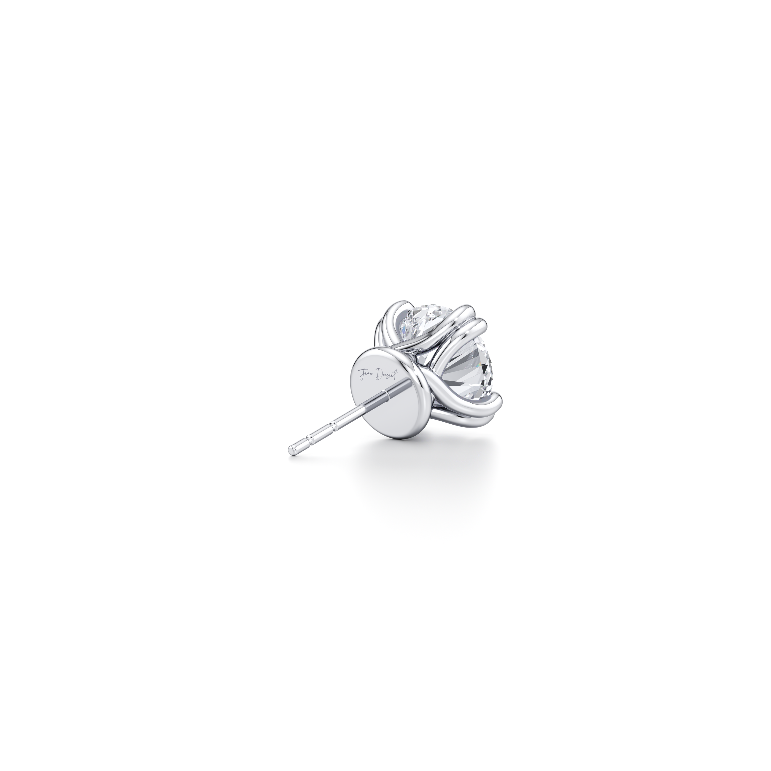 Elle Round Brilliant Lab Diamond Studs