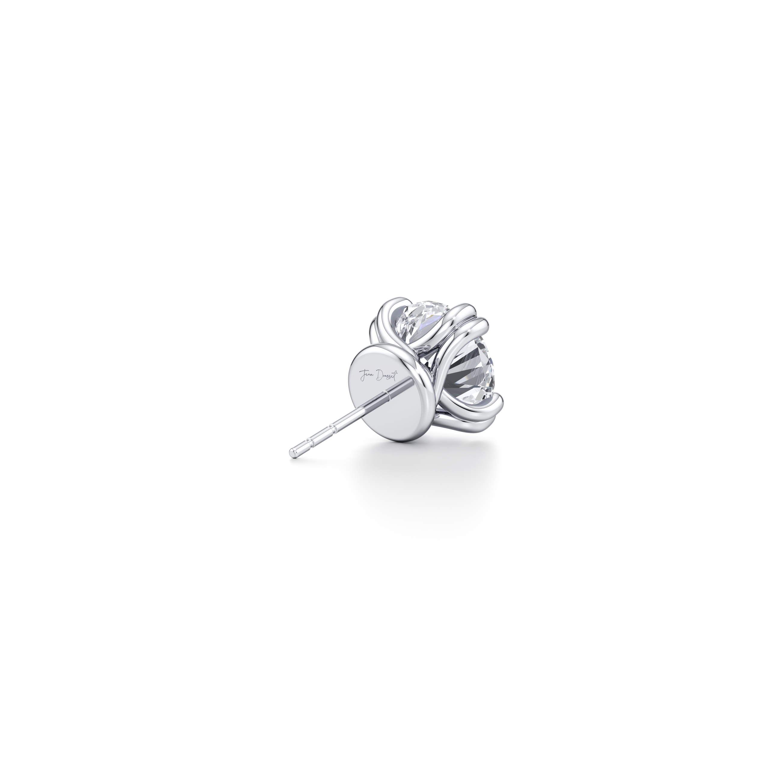 Elle Round Brilliant Lab Diamond Studs