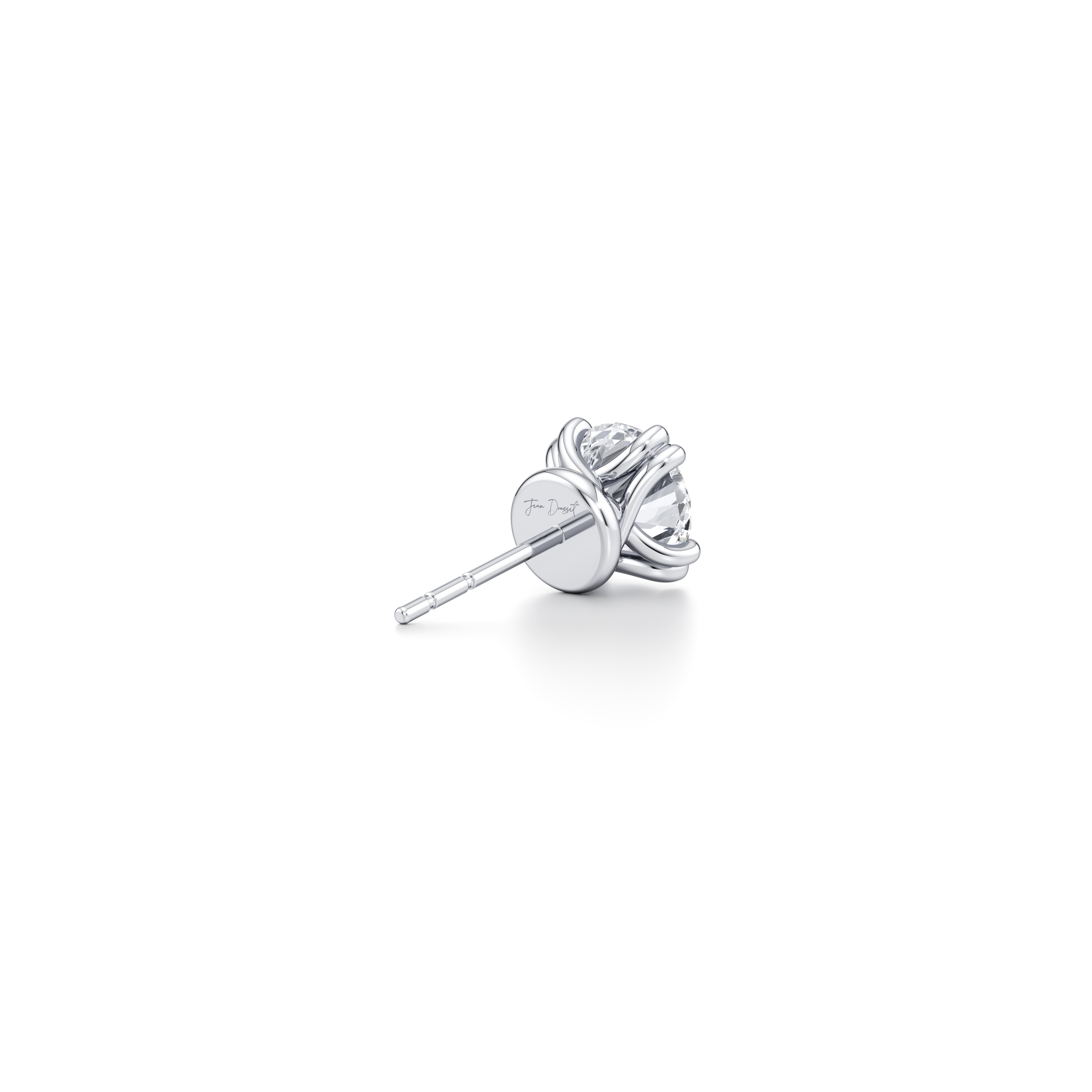 Elle Round Brilliant Lab Diamond Studs