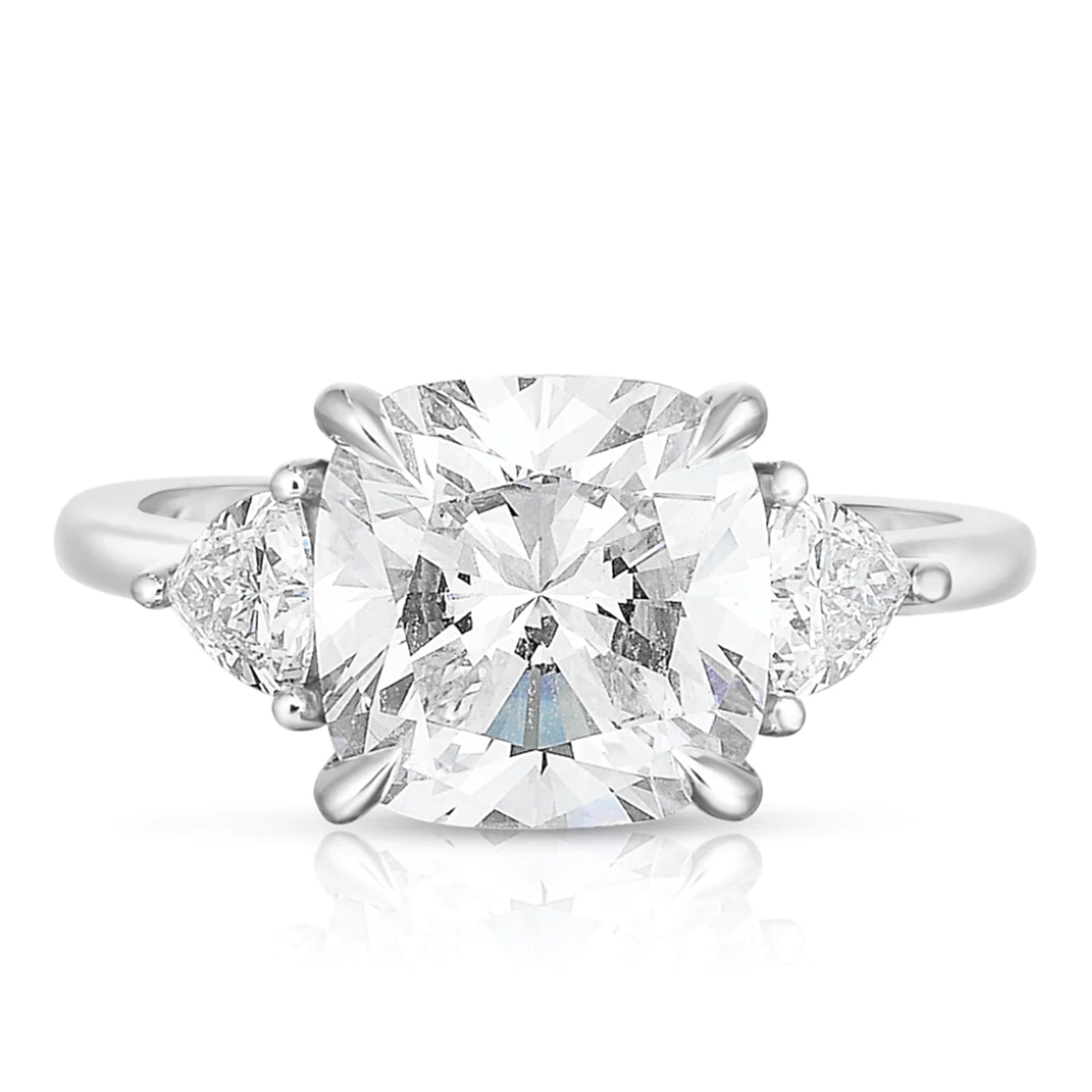 3.00 Carat Cushion Cut Diamond Engagement Ring
