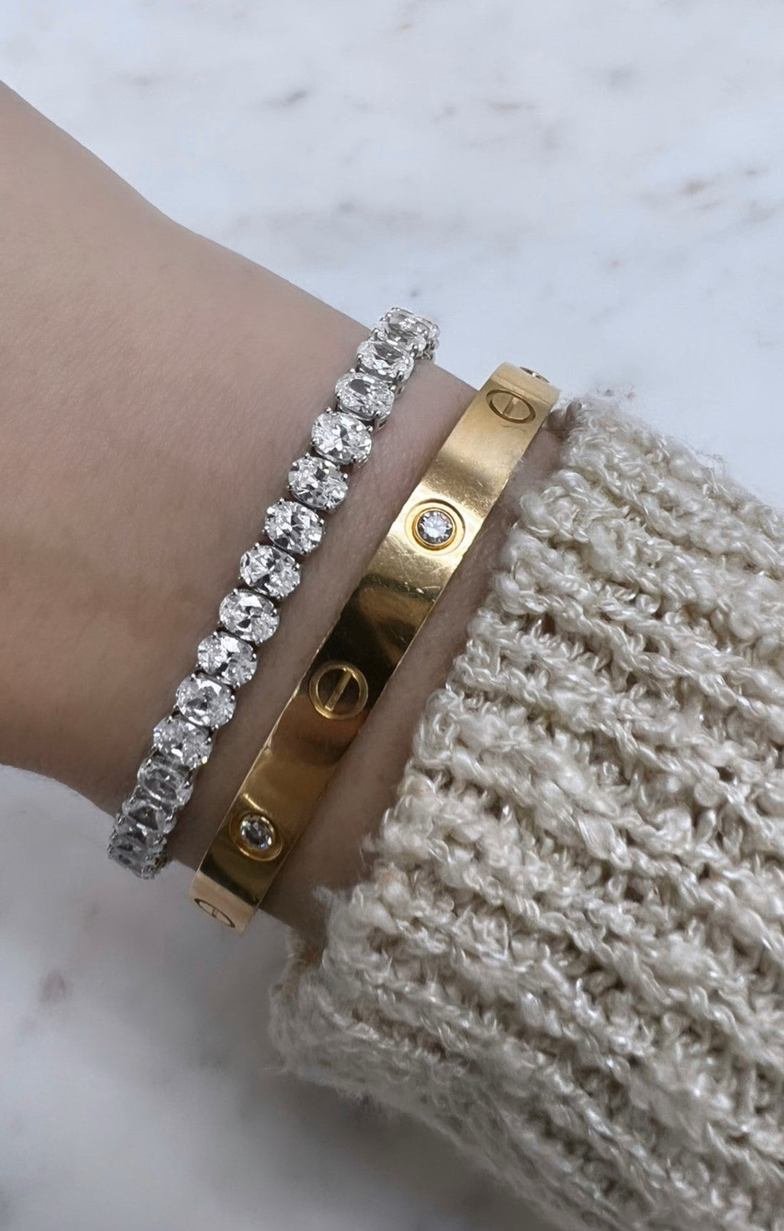 Oval Cut Tennis Bracelet