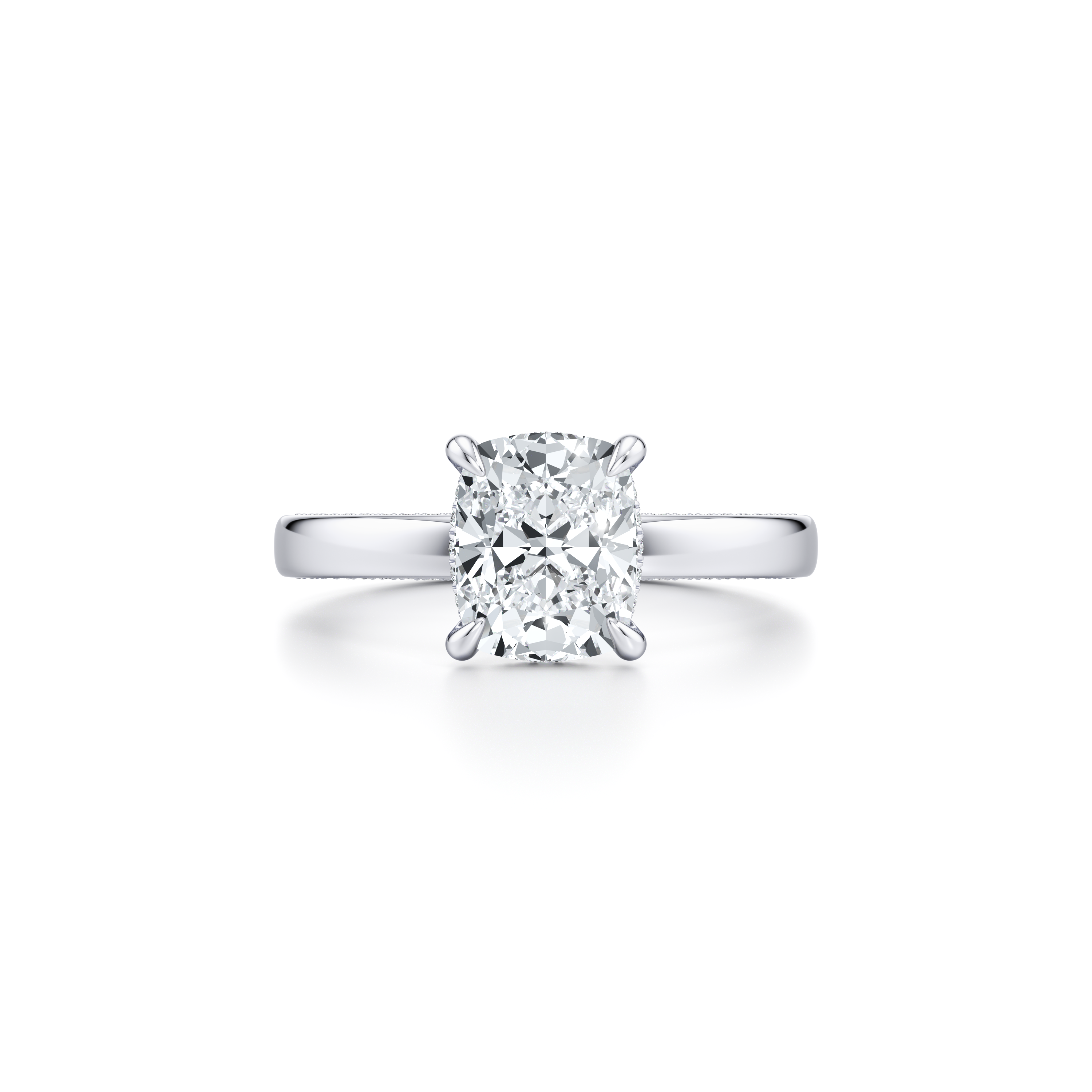 Precious Metal:Platinum;Cut Shape:Cushion