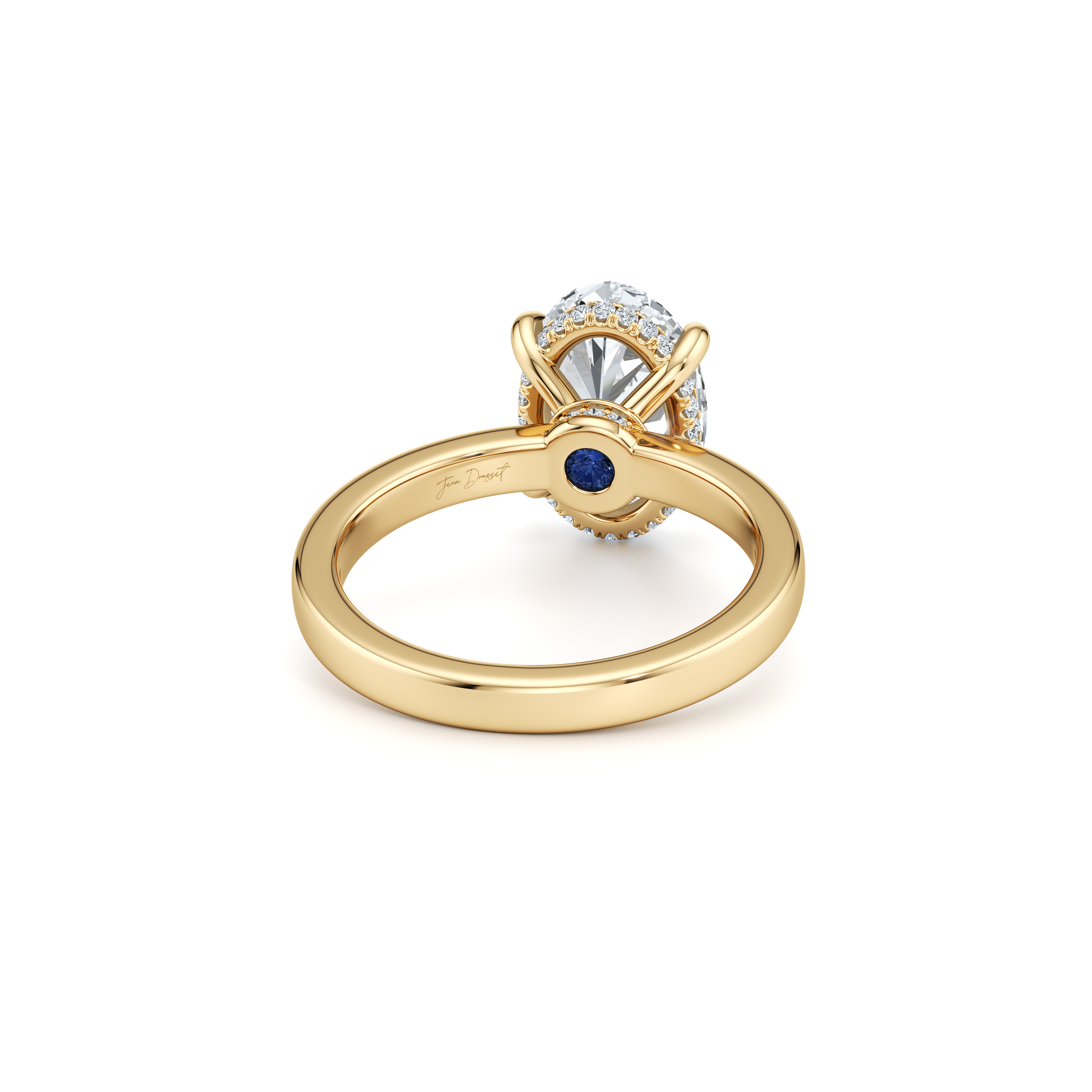Hayden Oval Cut Solitaire Lab Diamond Engagement Ring