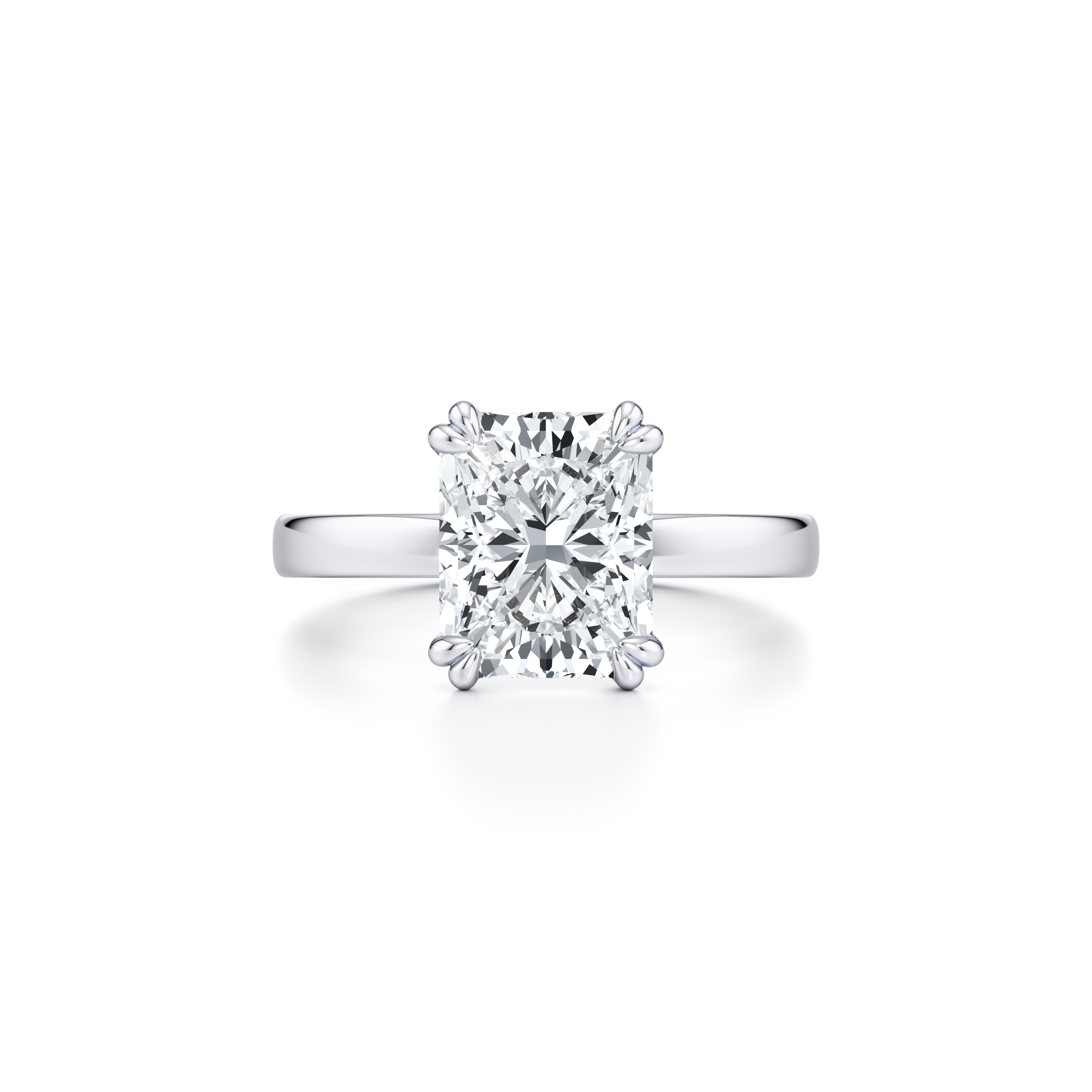Hayden JD Signature Radiant Solitaire Lab Diamond Engagement Ring