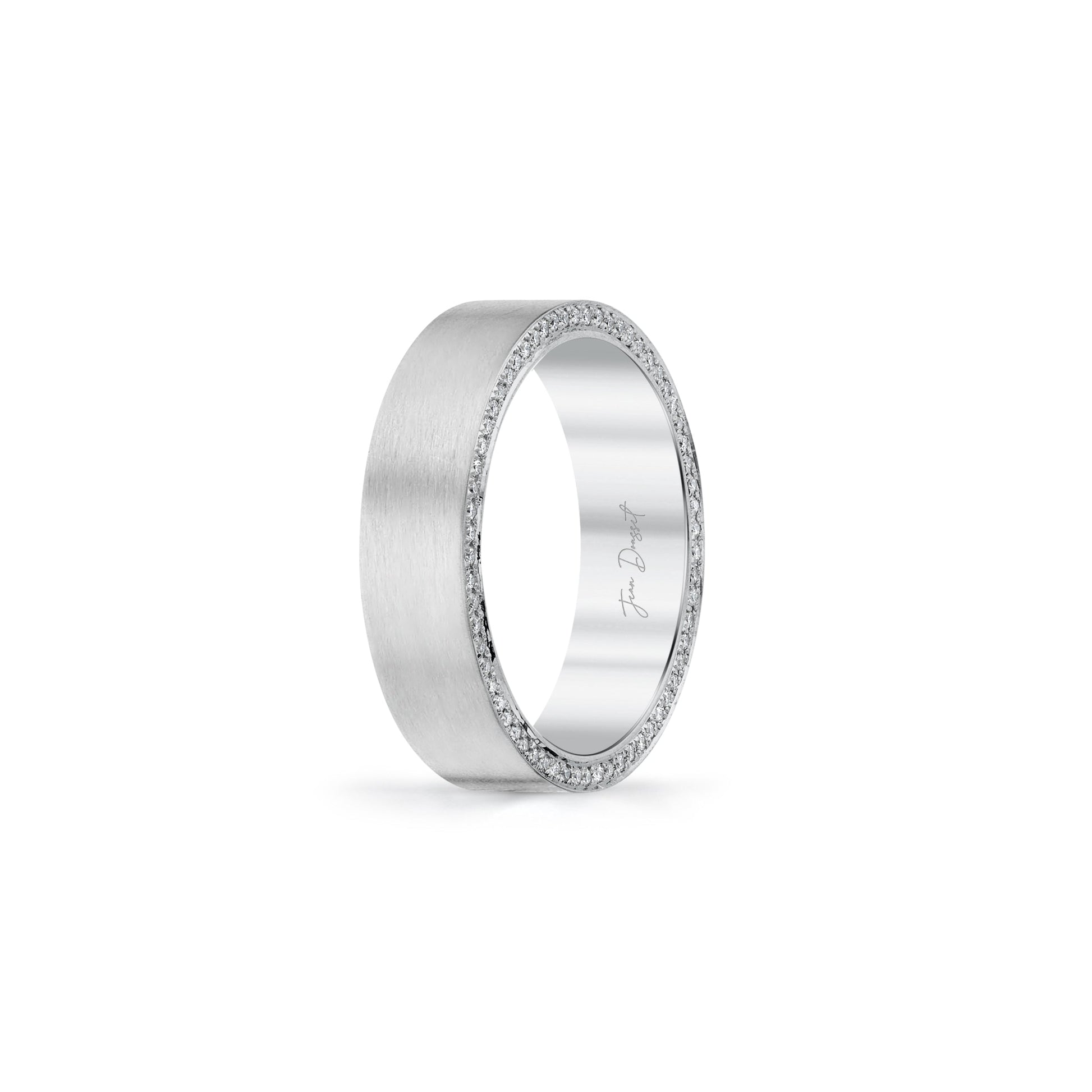 Precious Metal:Platinum;Finish:Satin Finished