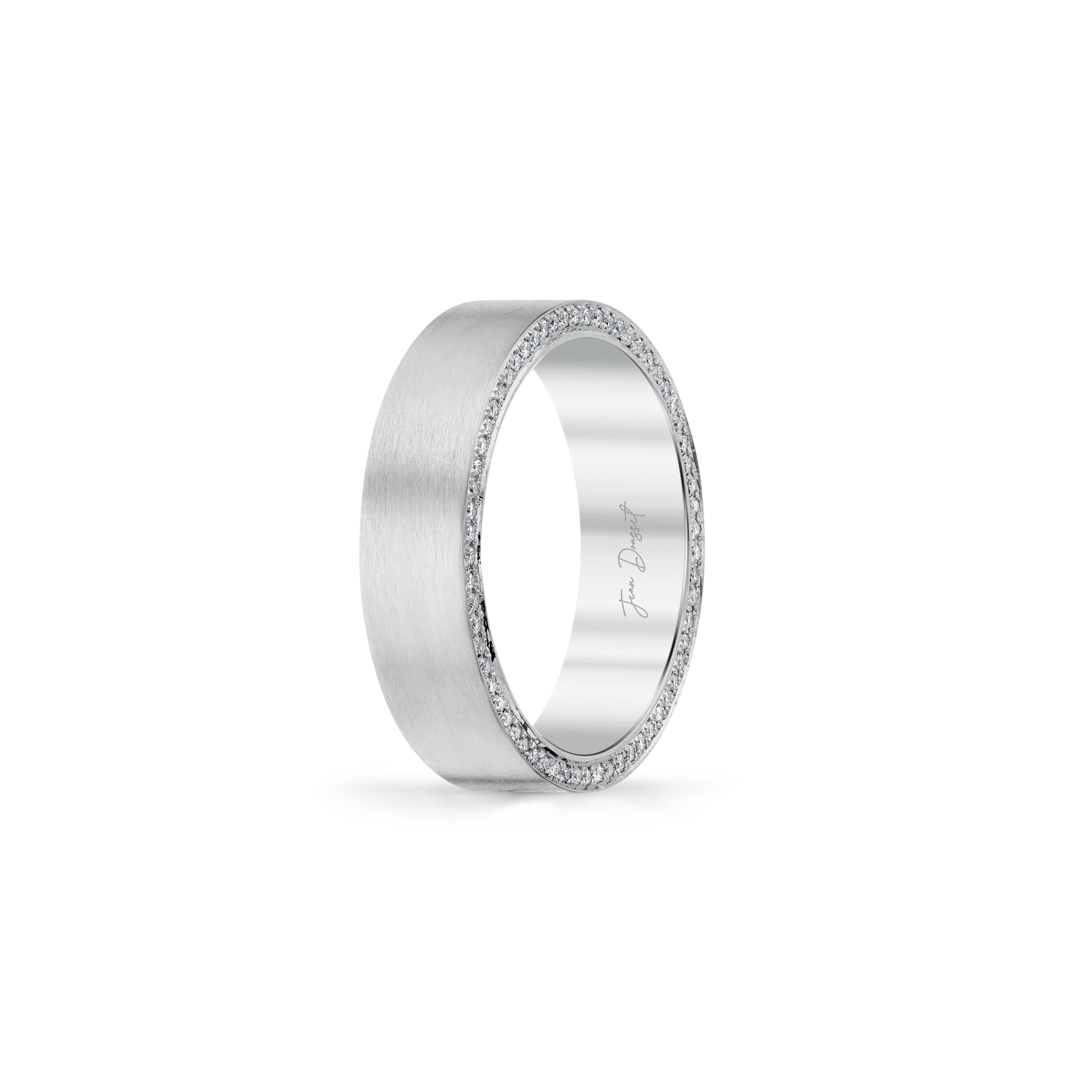 Precious Metal:Platinum;Finish:Satin Finished