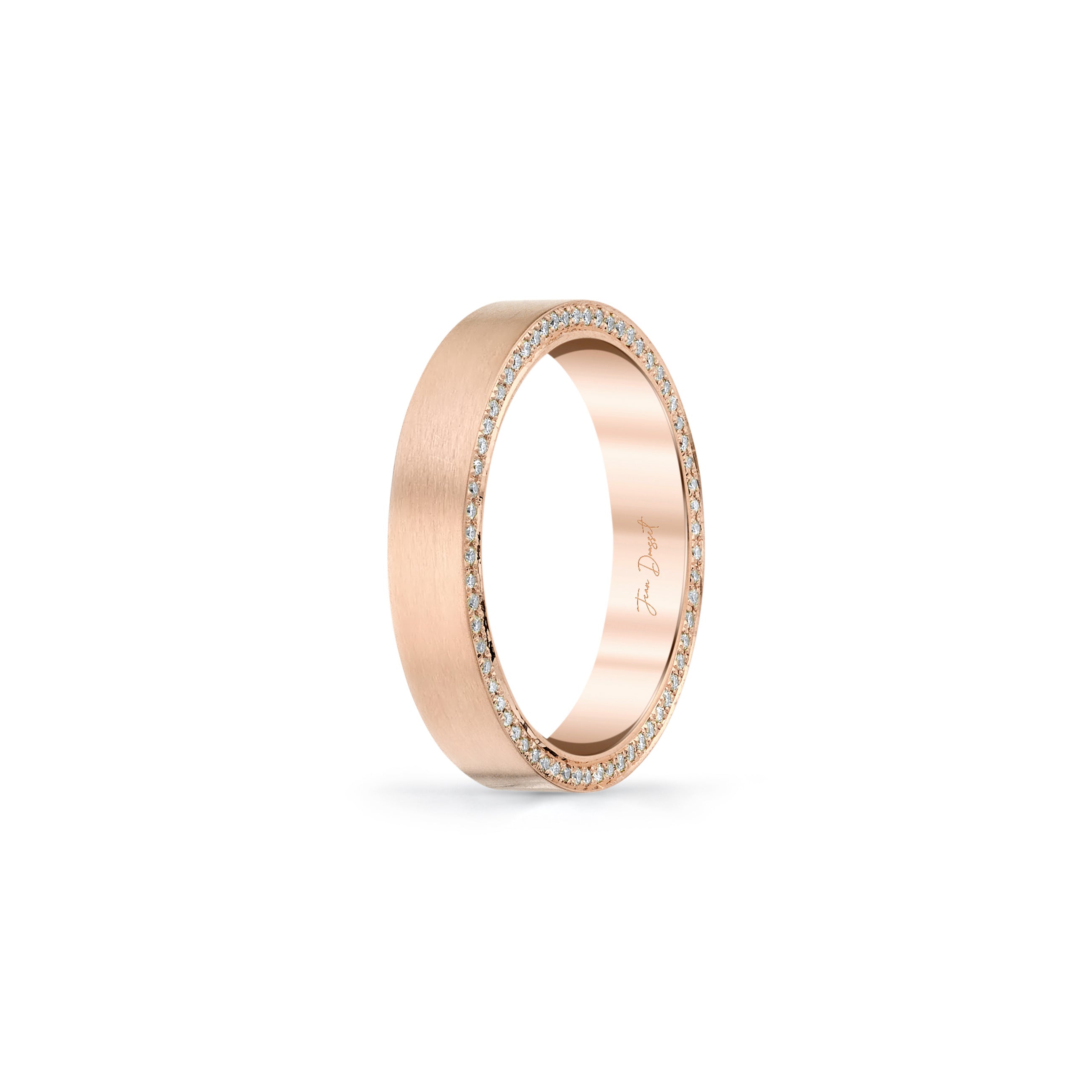 Precious Metal:18k Rose Gold;Finish:Satin Finished