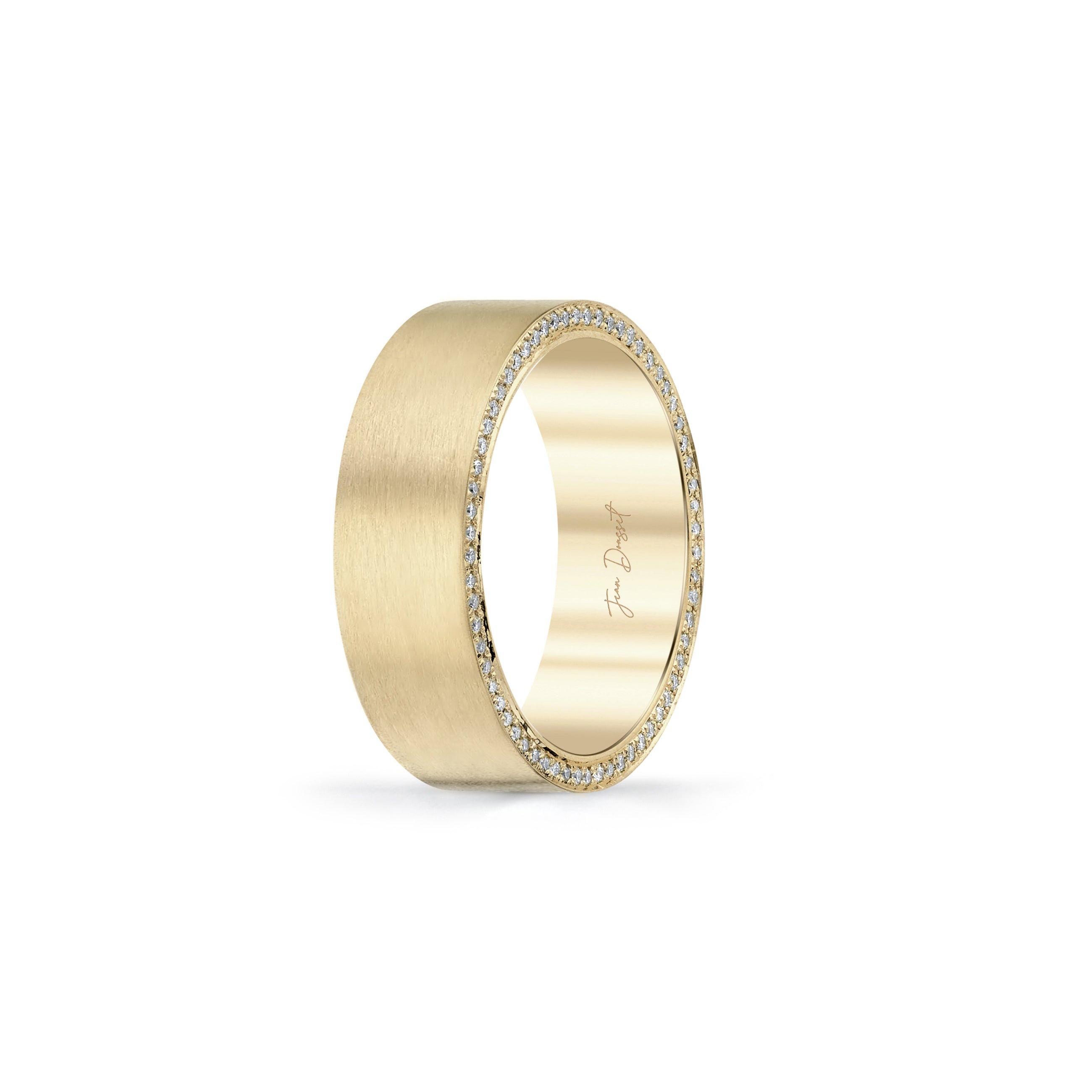 Precious Metal:18k Yellow Gold;Finish:Satin Finished