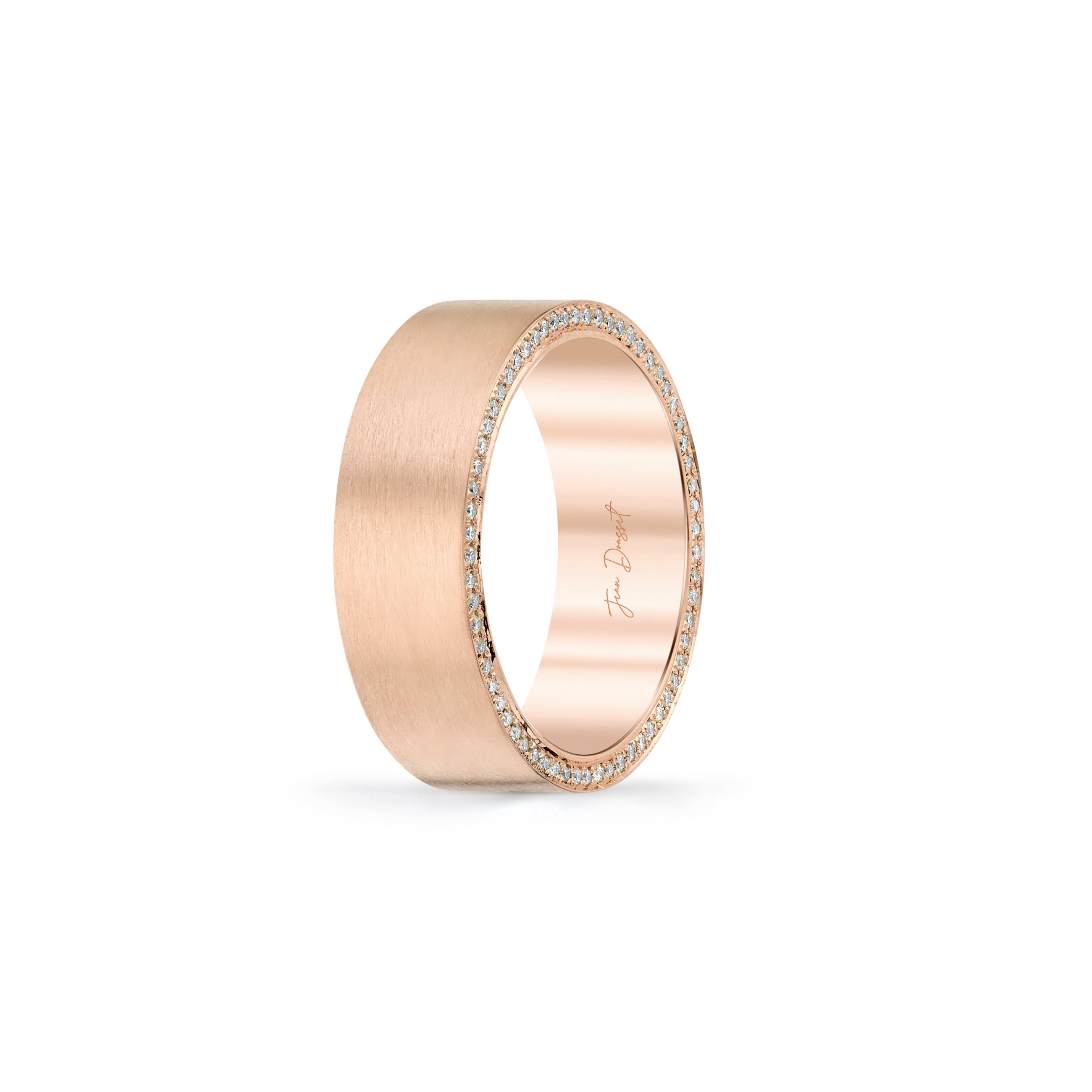 Precious Metal:18k Rose Gold;Finish:Satin Finished