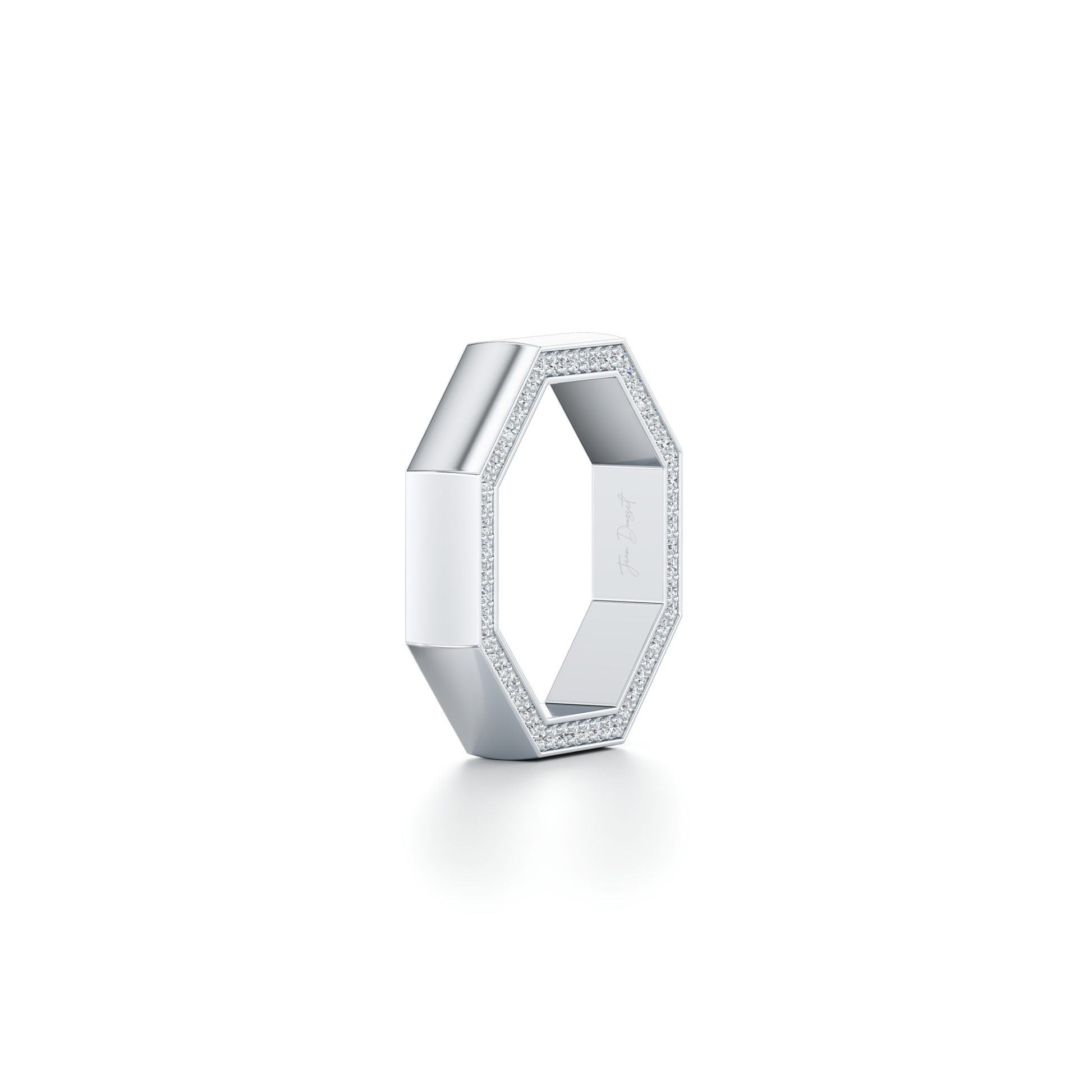 Precious Metal:18k White Gold