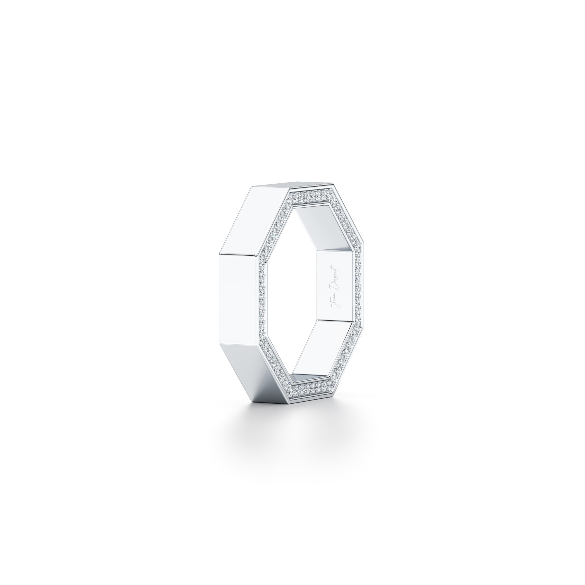 Precious Metal:18k White Gold