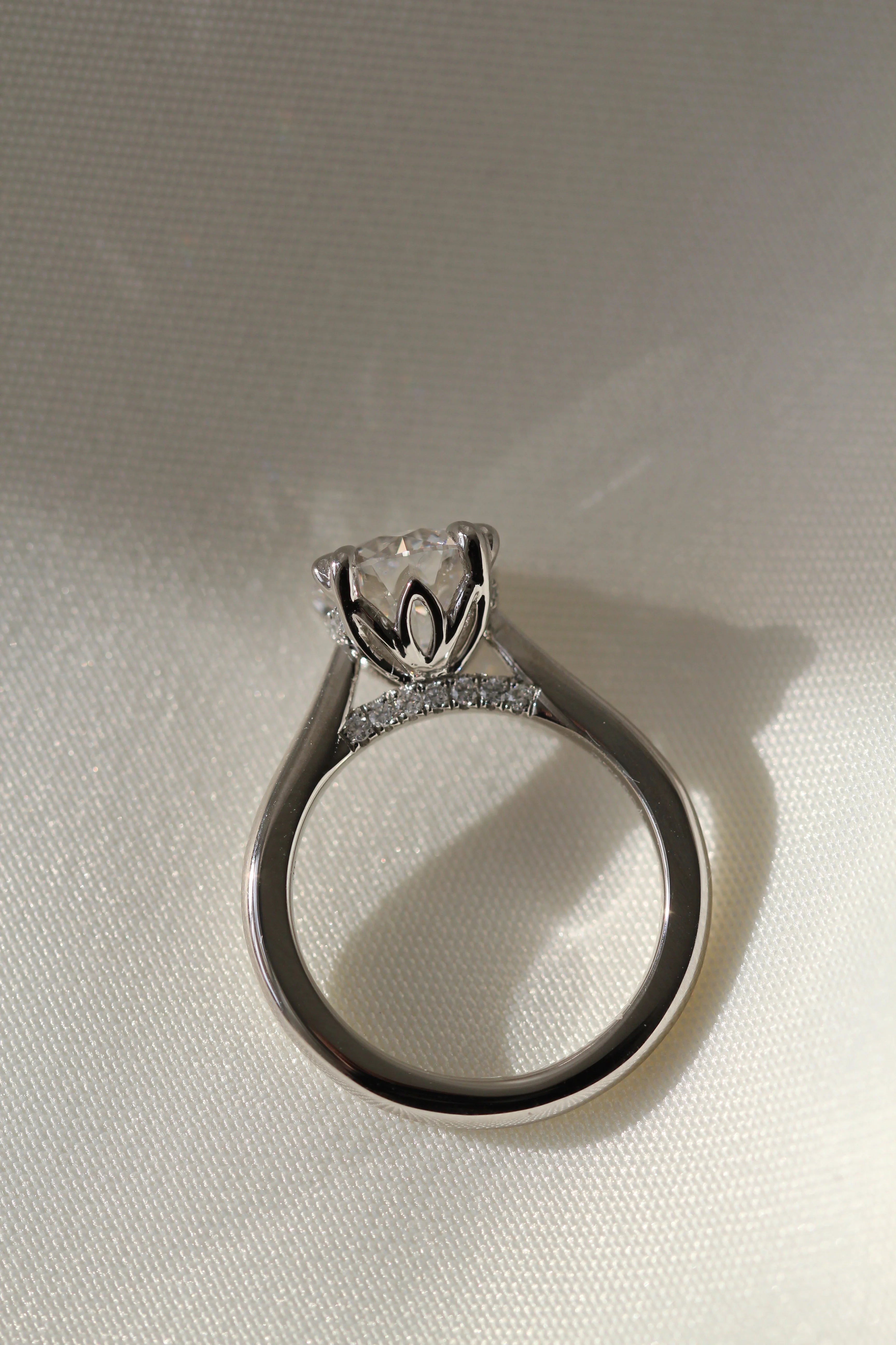 Celeste Round Diamond Ring