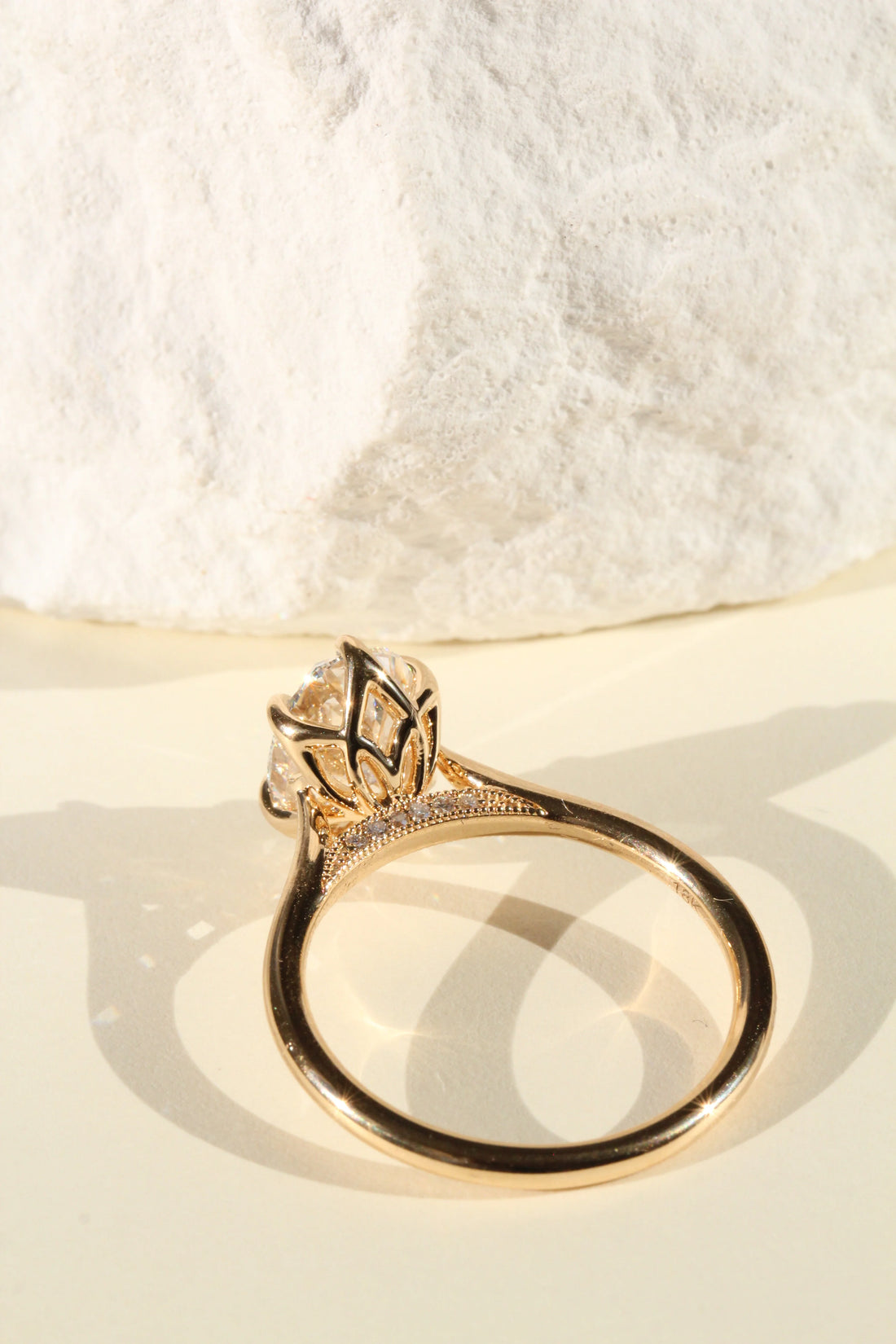 Rosalie Oval Diamond Ring