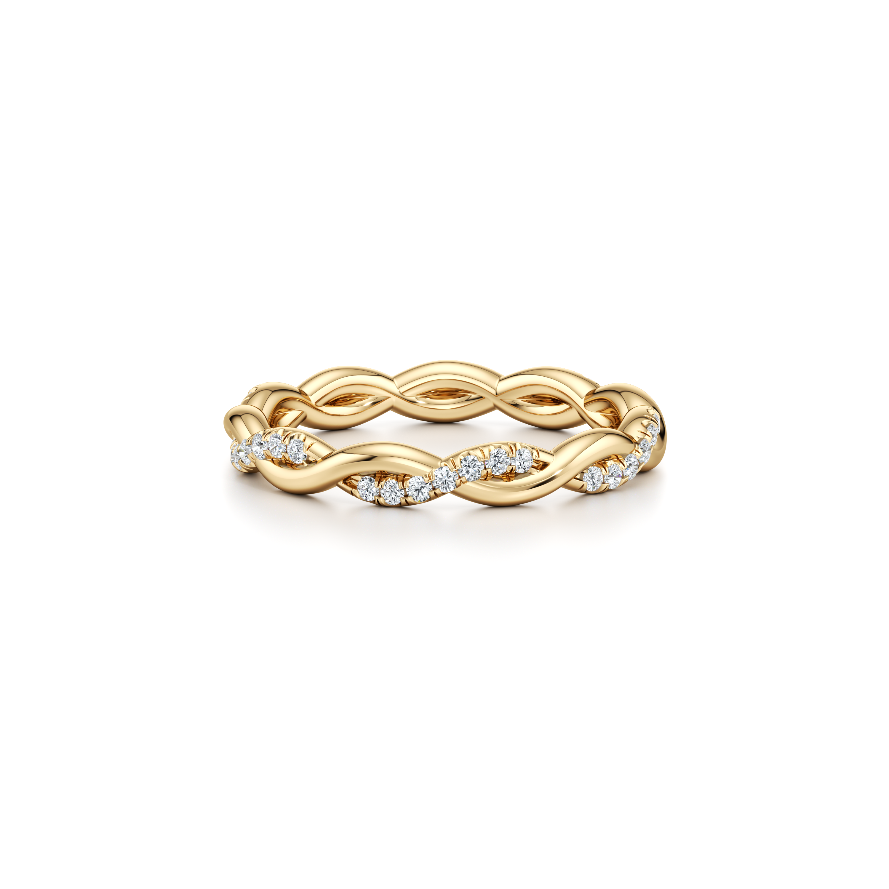 Precious Metal:18k Yellow Gold;Band Style:Aerial