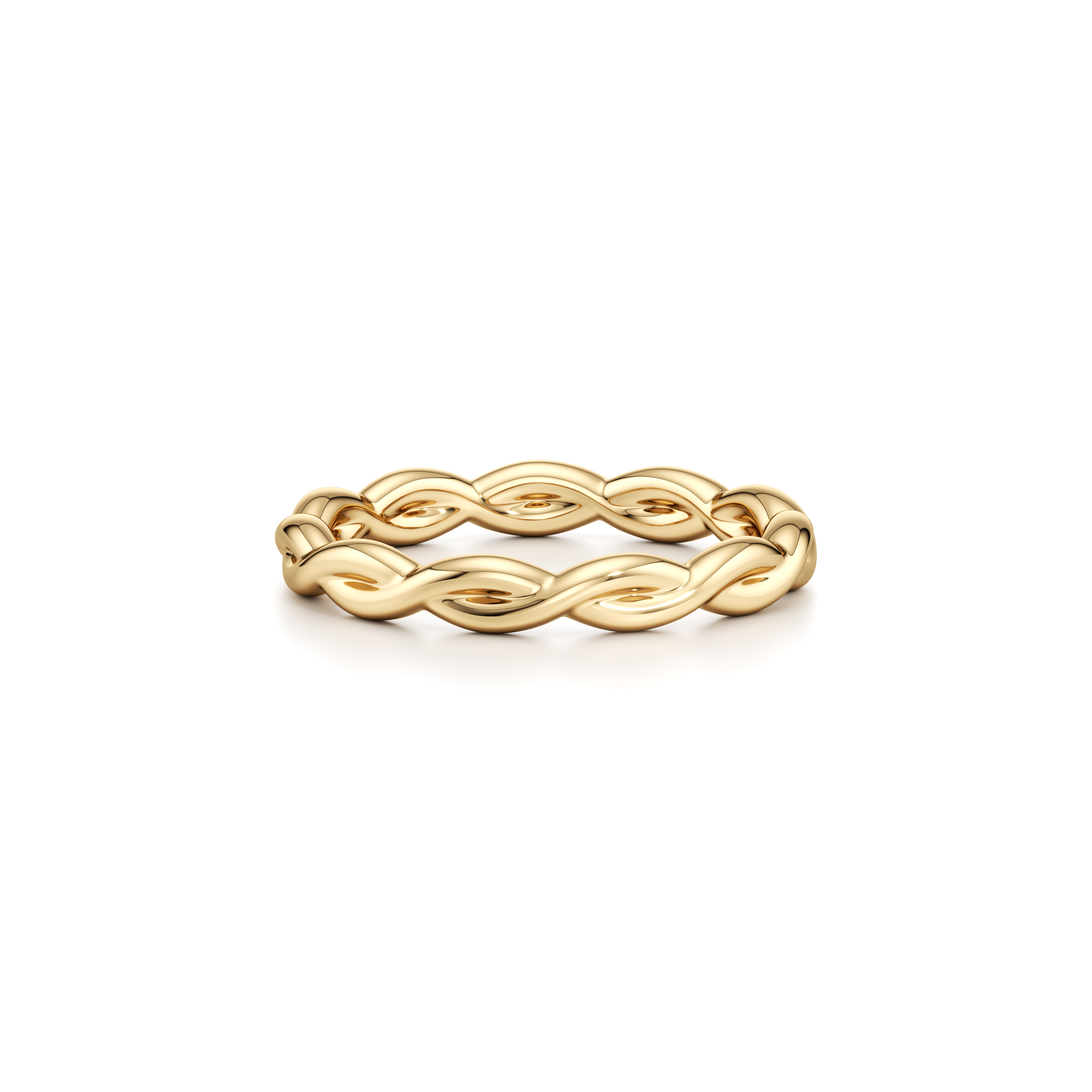Precious Metal:18k Yellow Gold;Band Style:High Polish