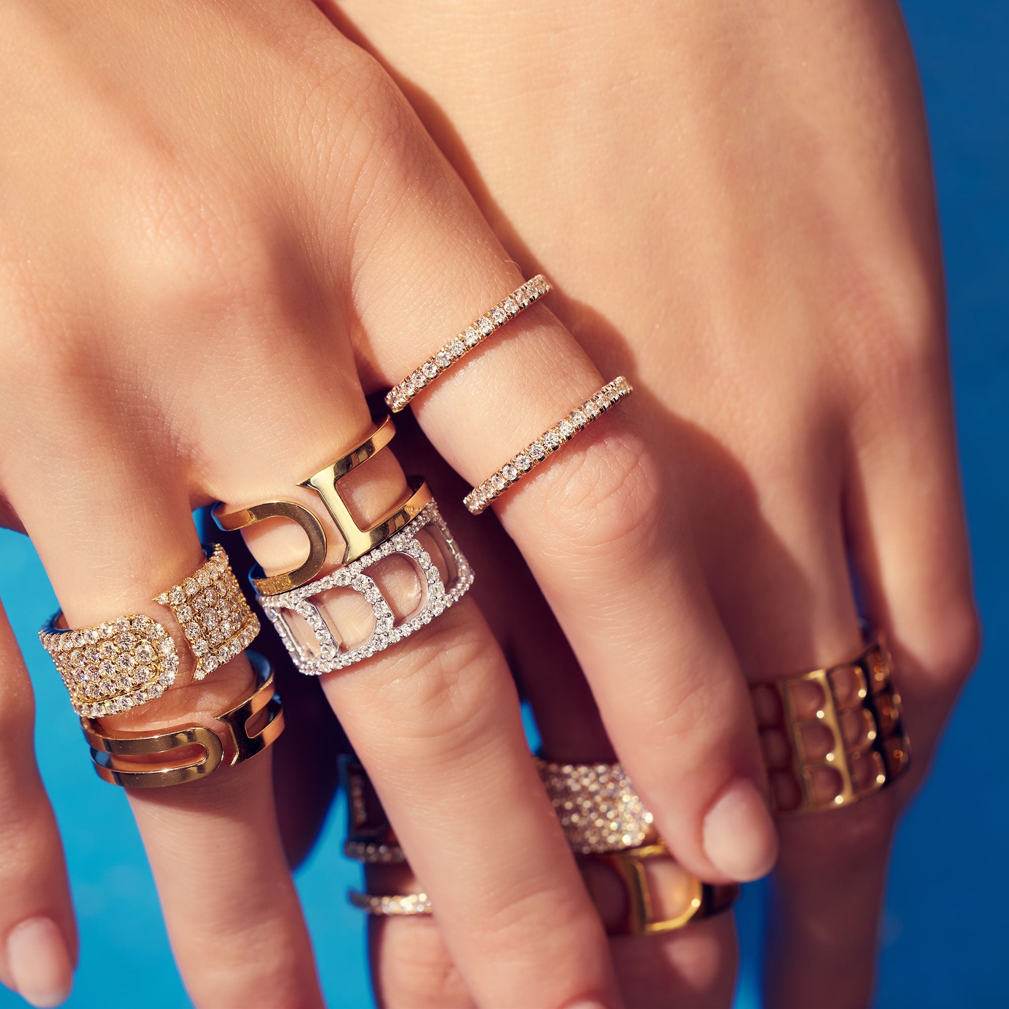 Dousset Pavé Wrap Ring