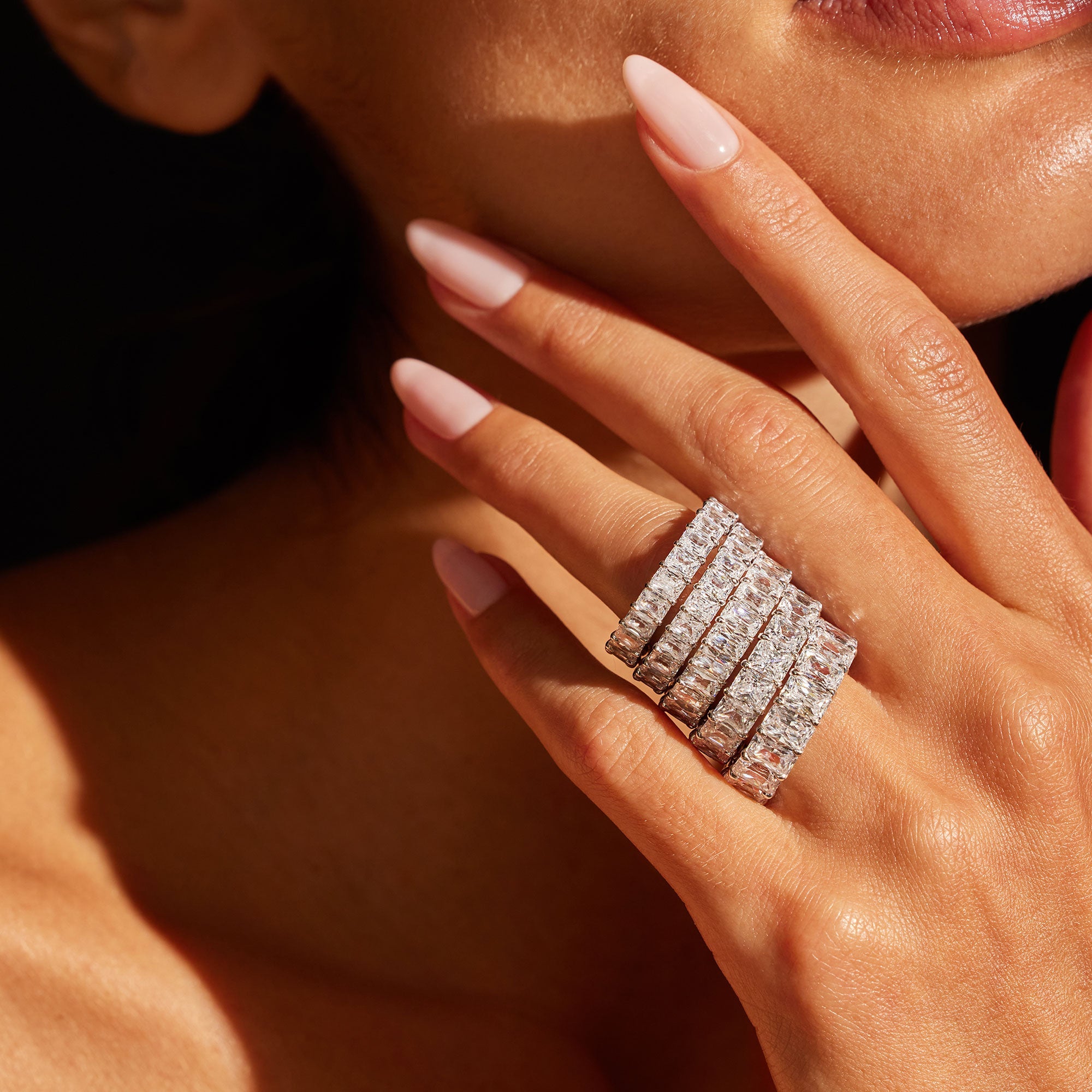 Olivia Radiant Lab Diamond Eternity Band