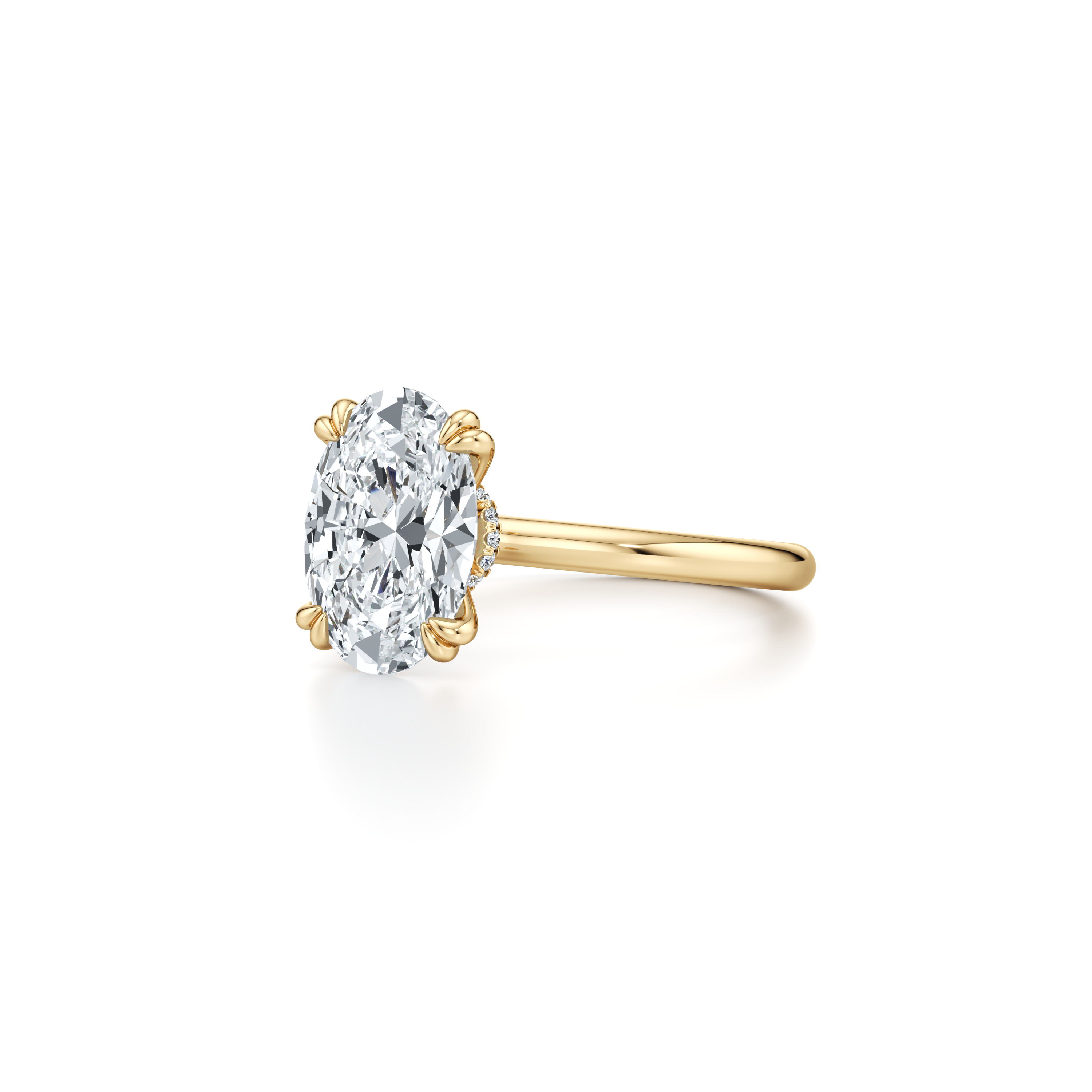 Kate Oval Cut Solitaire Lab Diamond Engagement Ring