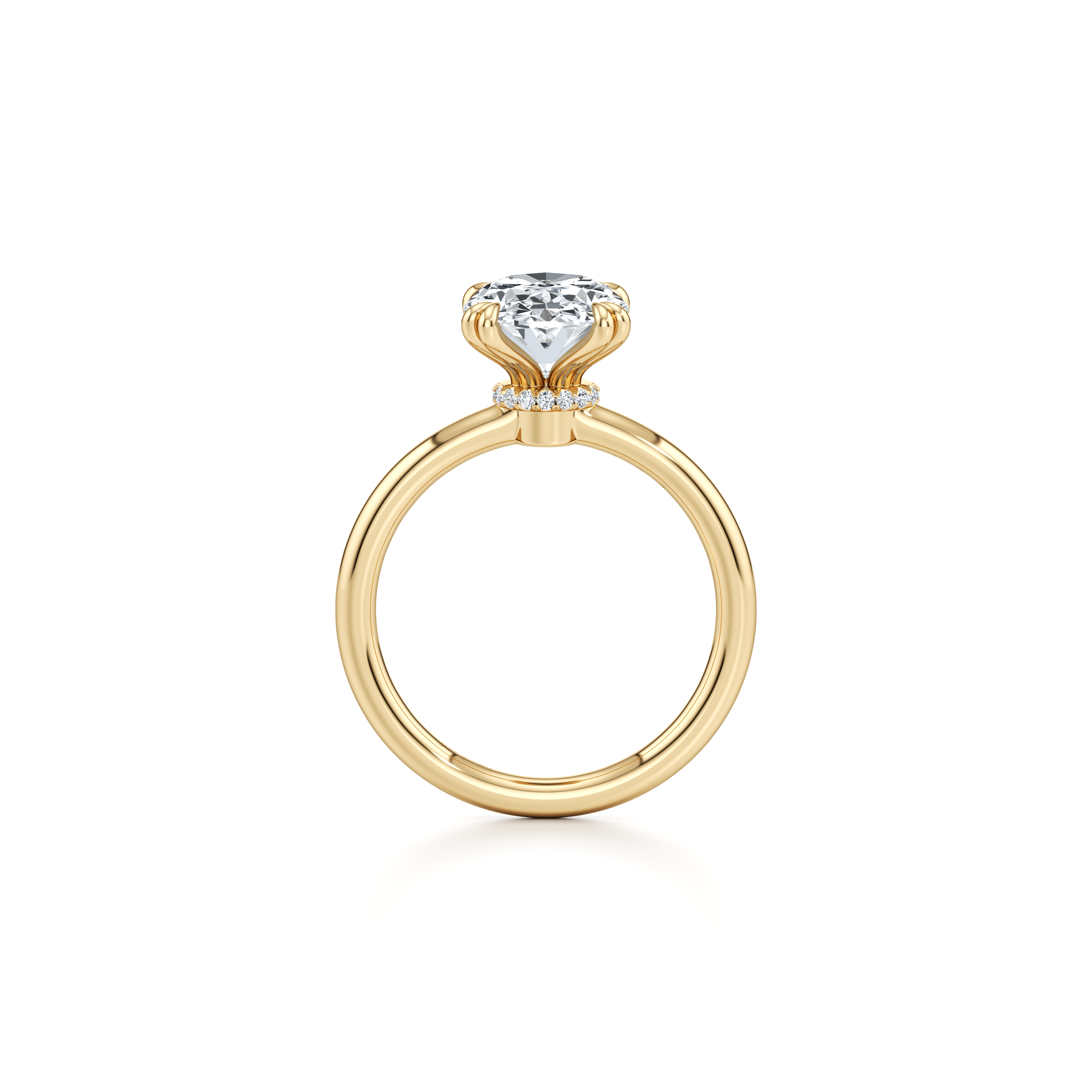 Kate Oval Cut Solitaire Lab Diamond Engagement Ring