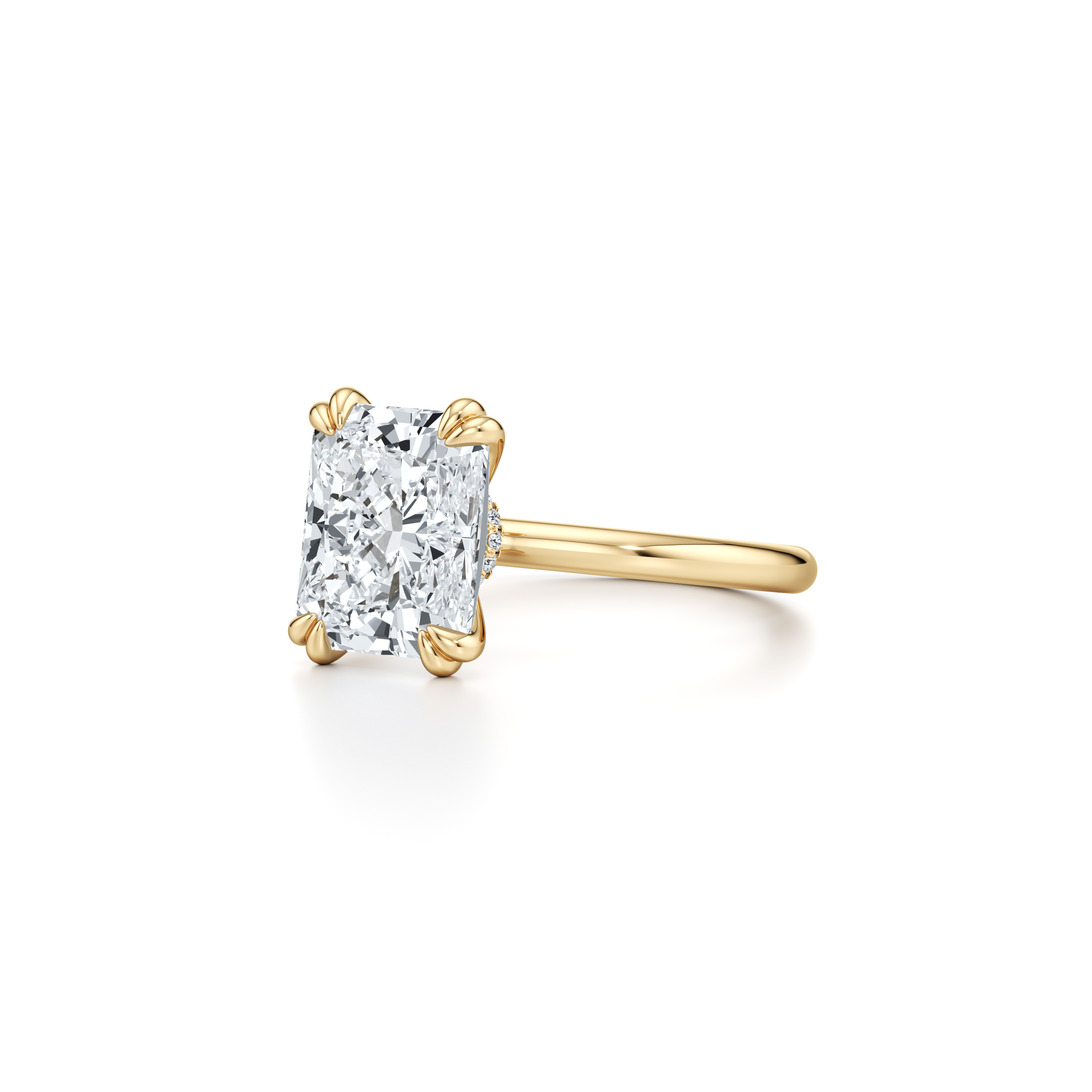 Kate Radiant Cut Solitaire Lab Diamond Engagement Ring