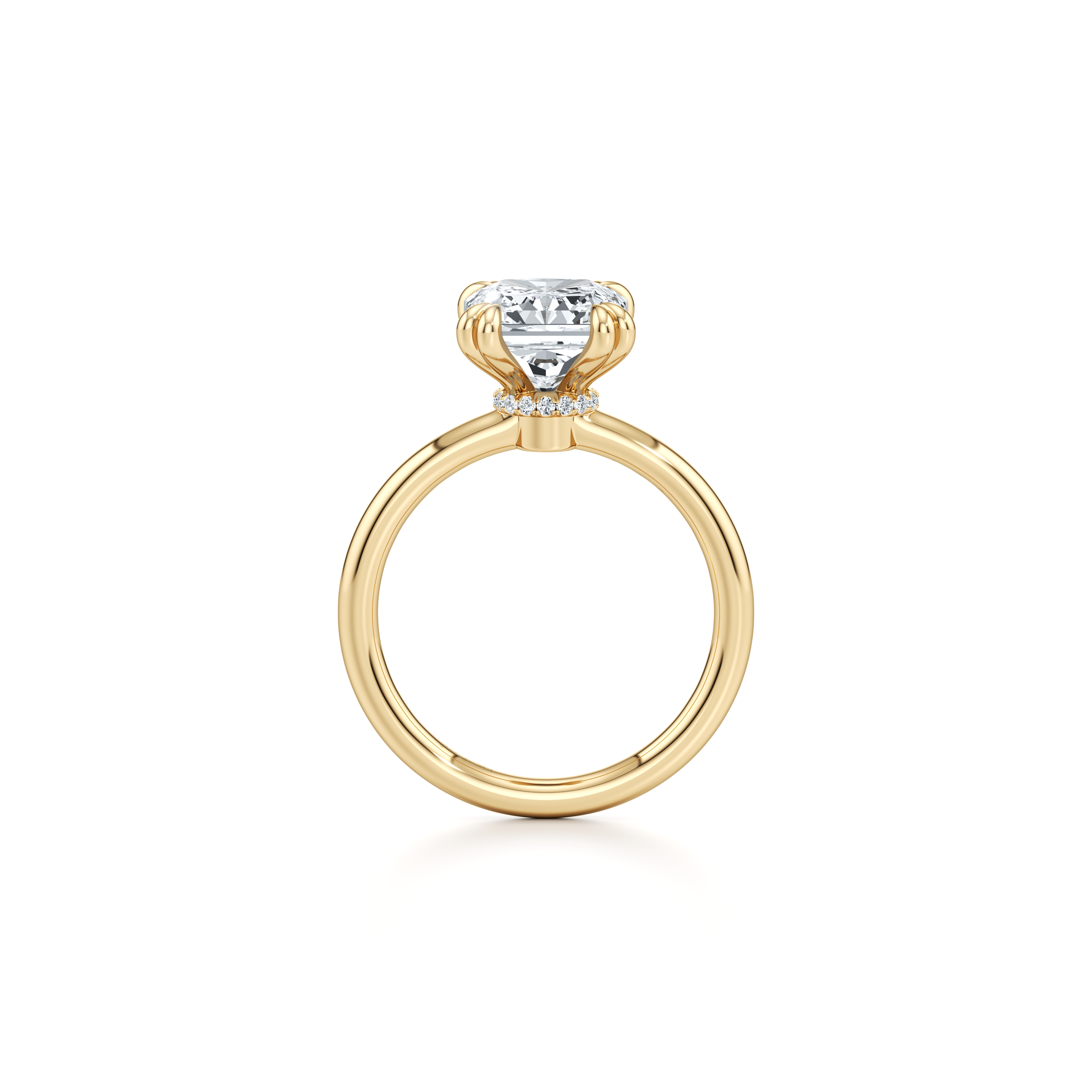Kate Radiant Cut Solitaire Lab Diamond Engagement Ring