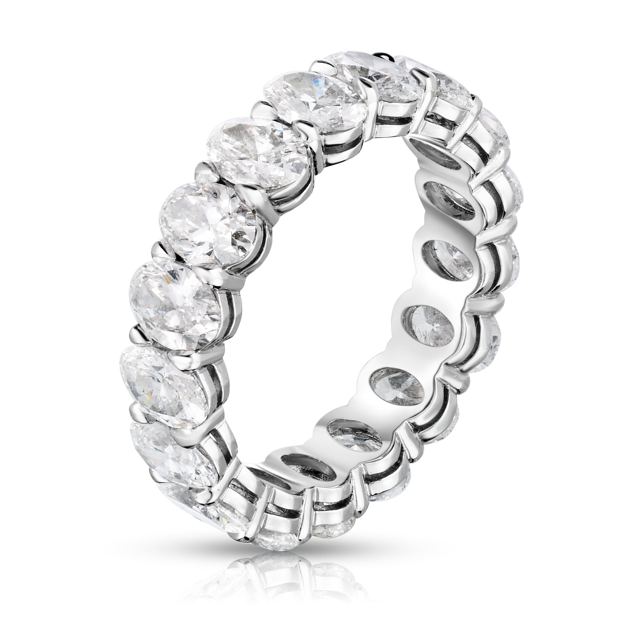 Oval Cut Diamond Eternity Band